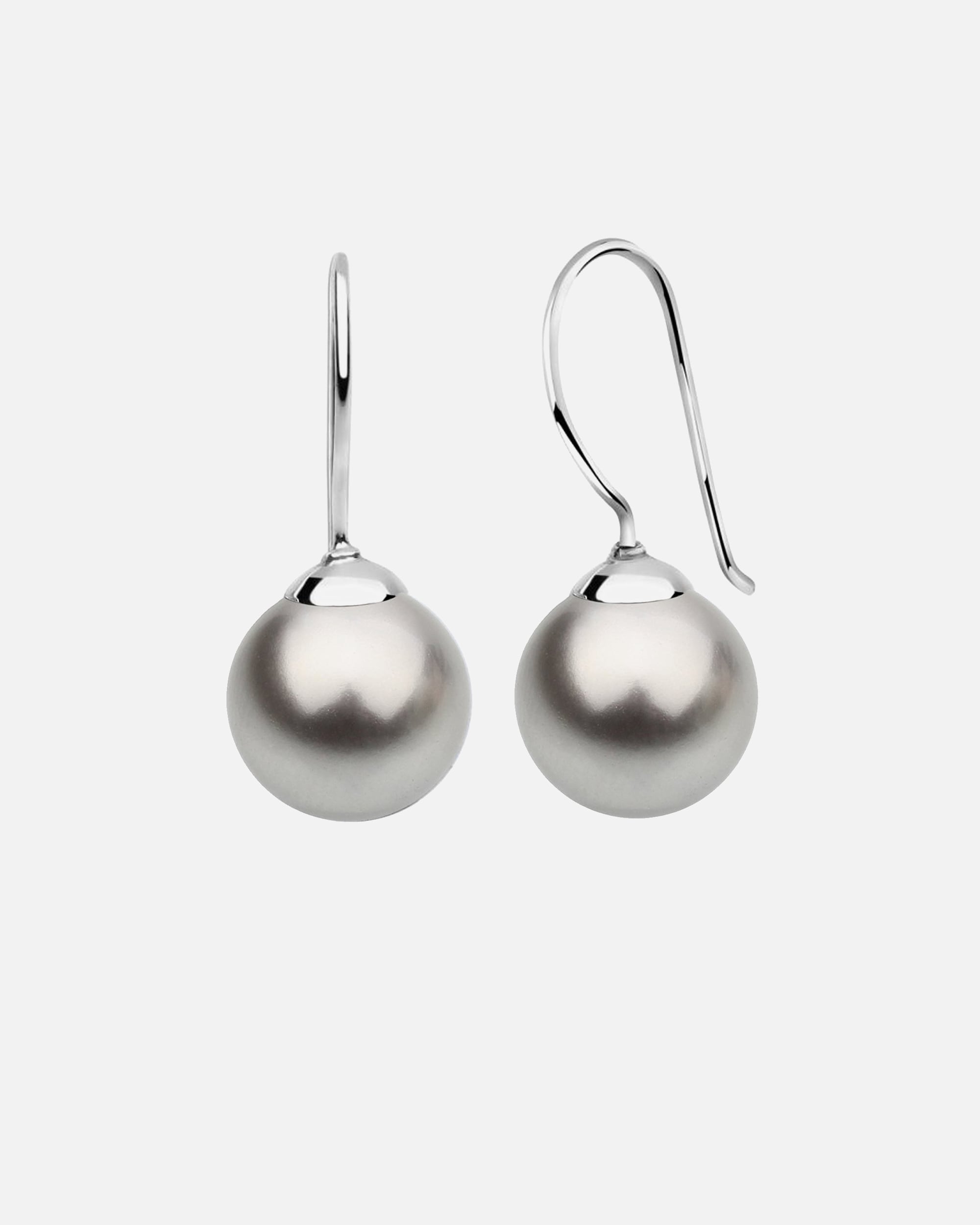 Ohrringe für Weiblich Nenalina Hänger Basic synthetische Perle 925 Silber 1 Stück