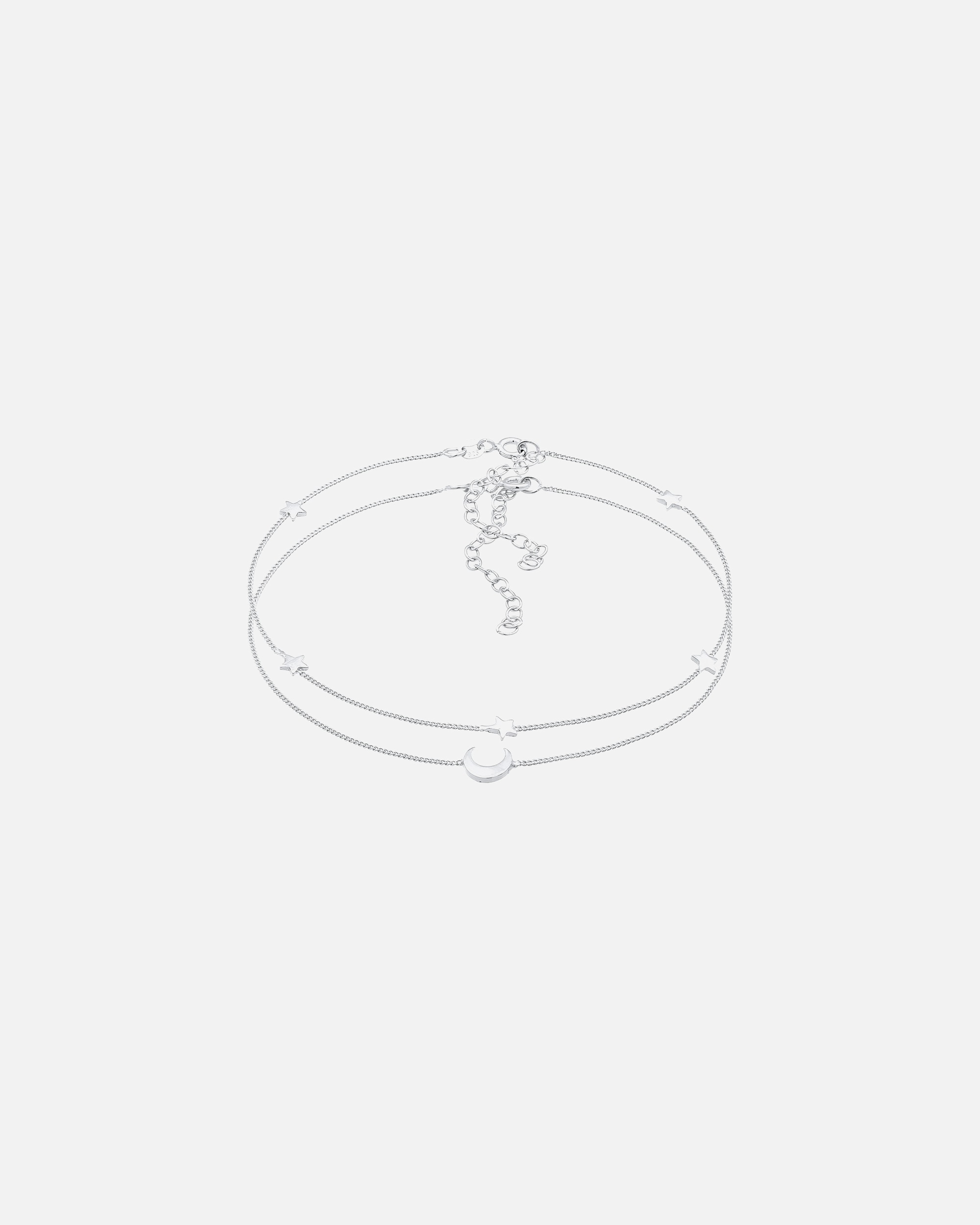 Schmuckset für Weiblich Elli Stern Halbmond Astro Duo Set 925 Silber 1 Stück