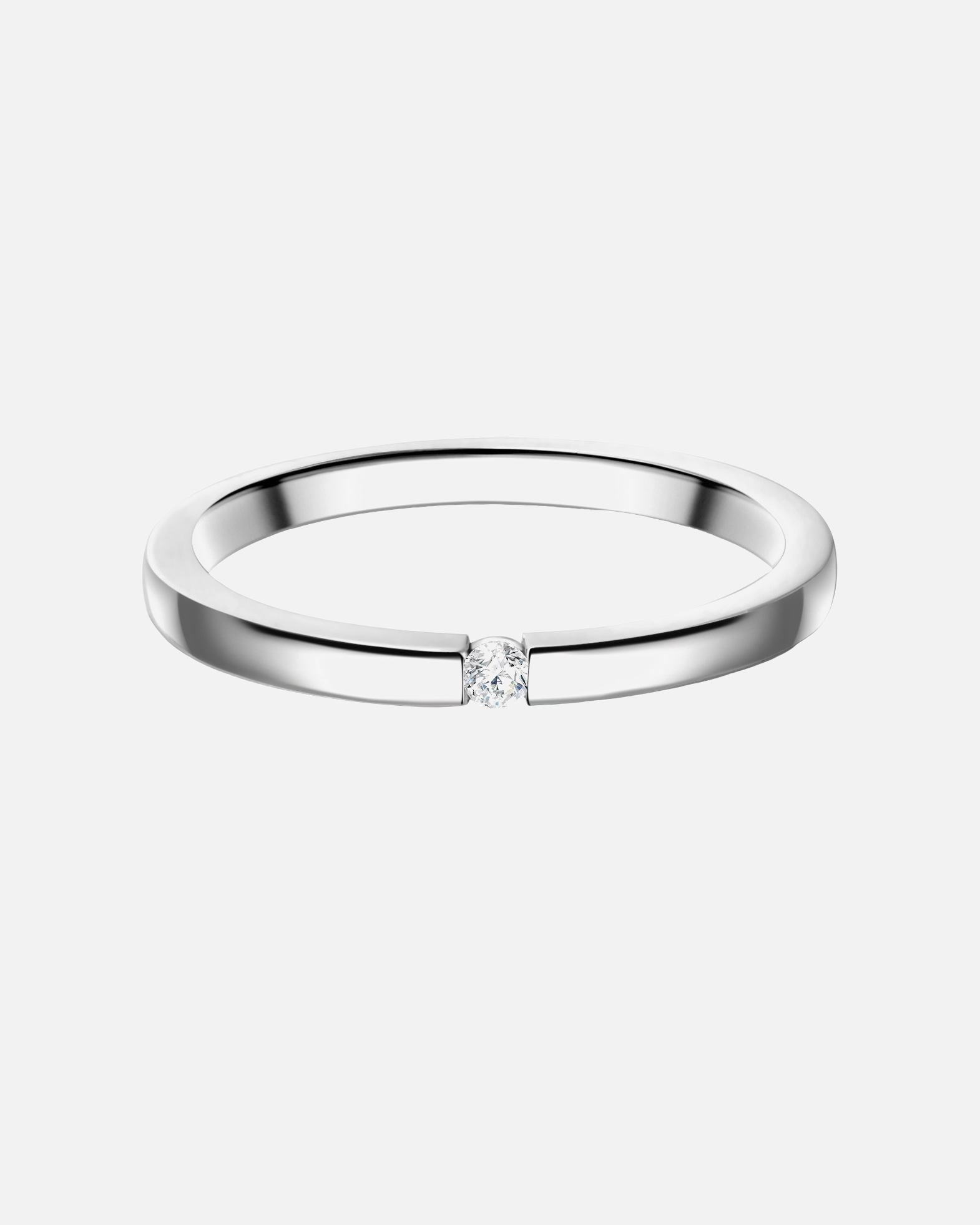 Ring für Weiblich Glanzstücke München Ring aus Sterling Silber in silber mit Zirkonia 58