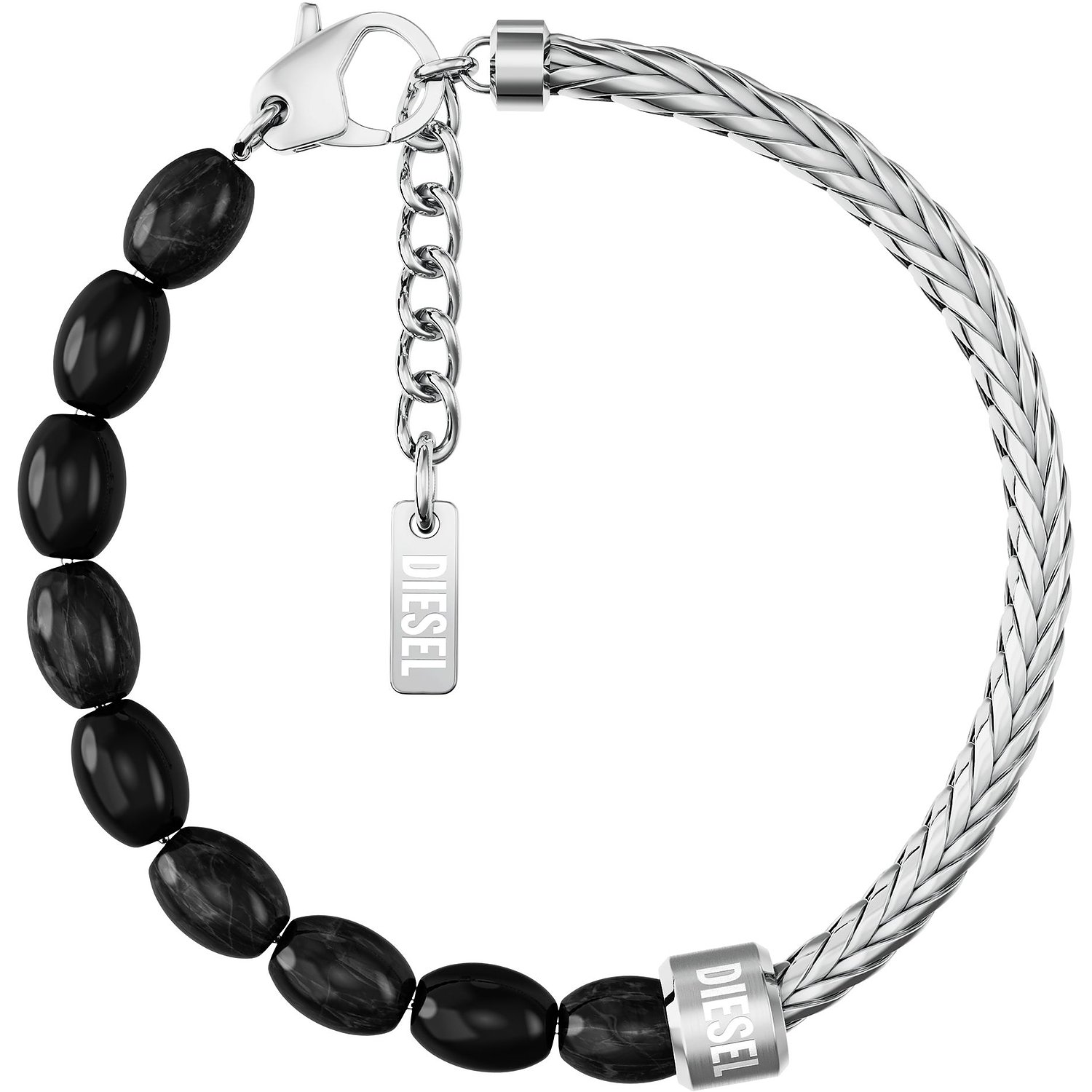 schwarz, silber