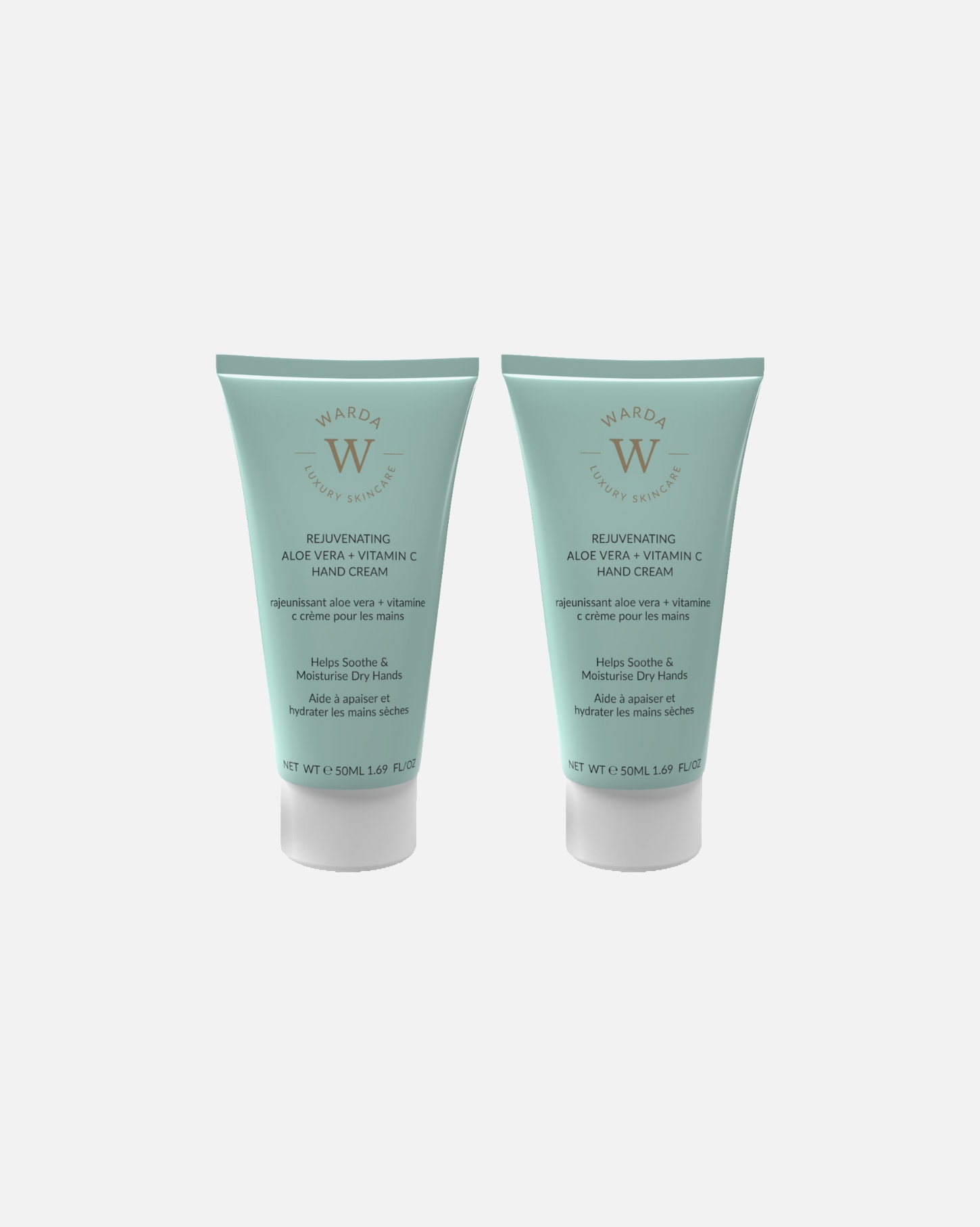 Handcreme für Weiblich WARDA LUXURY SKINCARE Aloe Handcreme Duo 1 Stück