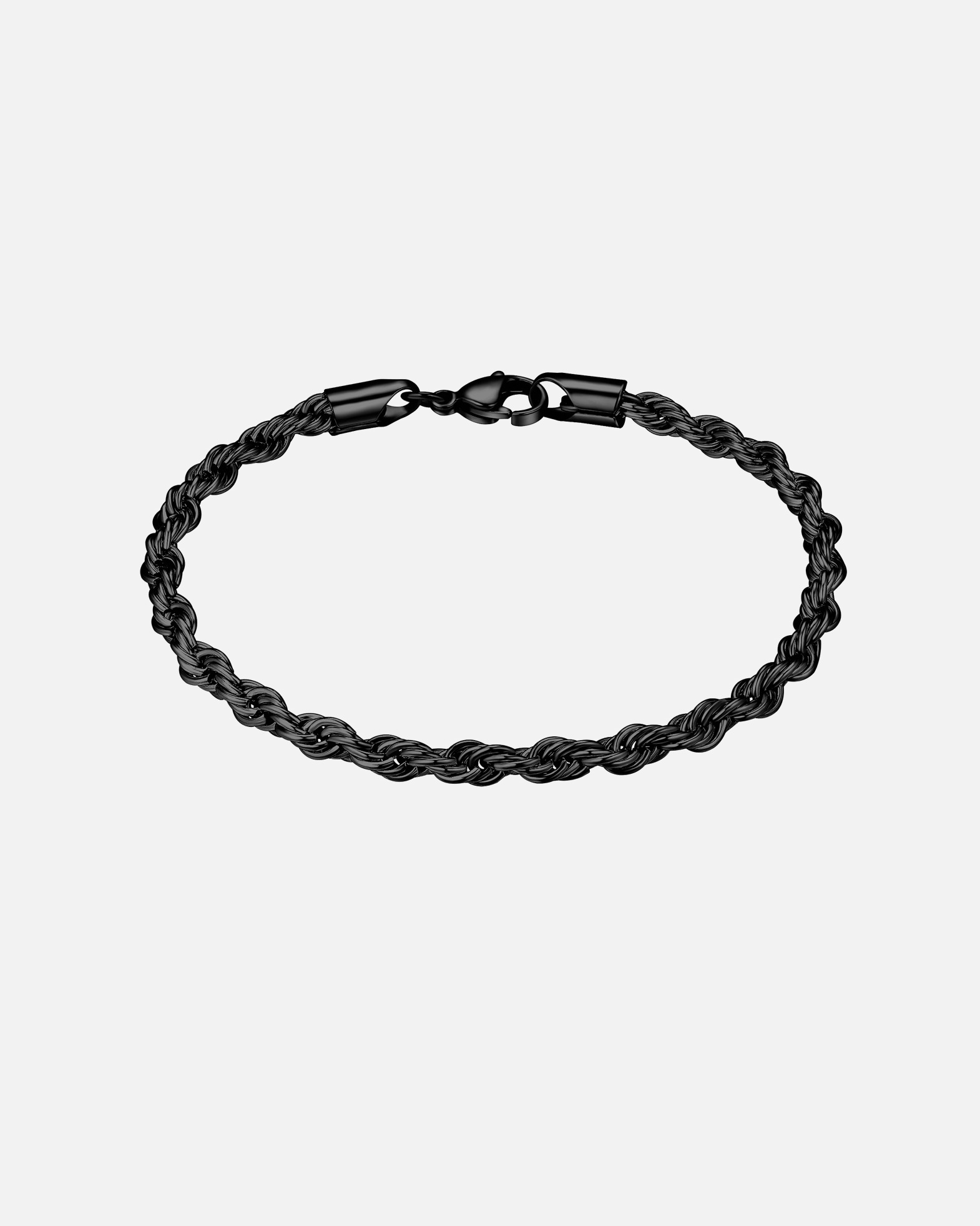 Armband für Männlich True Rebels Armband aus Edelstahl in Schwarz 1 Stück