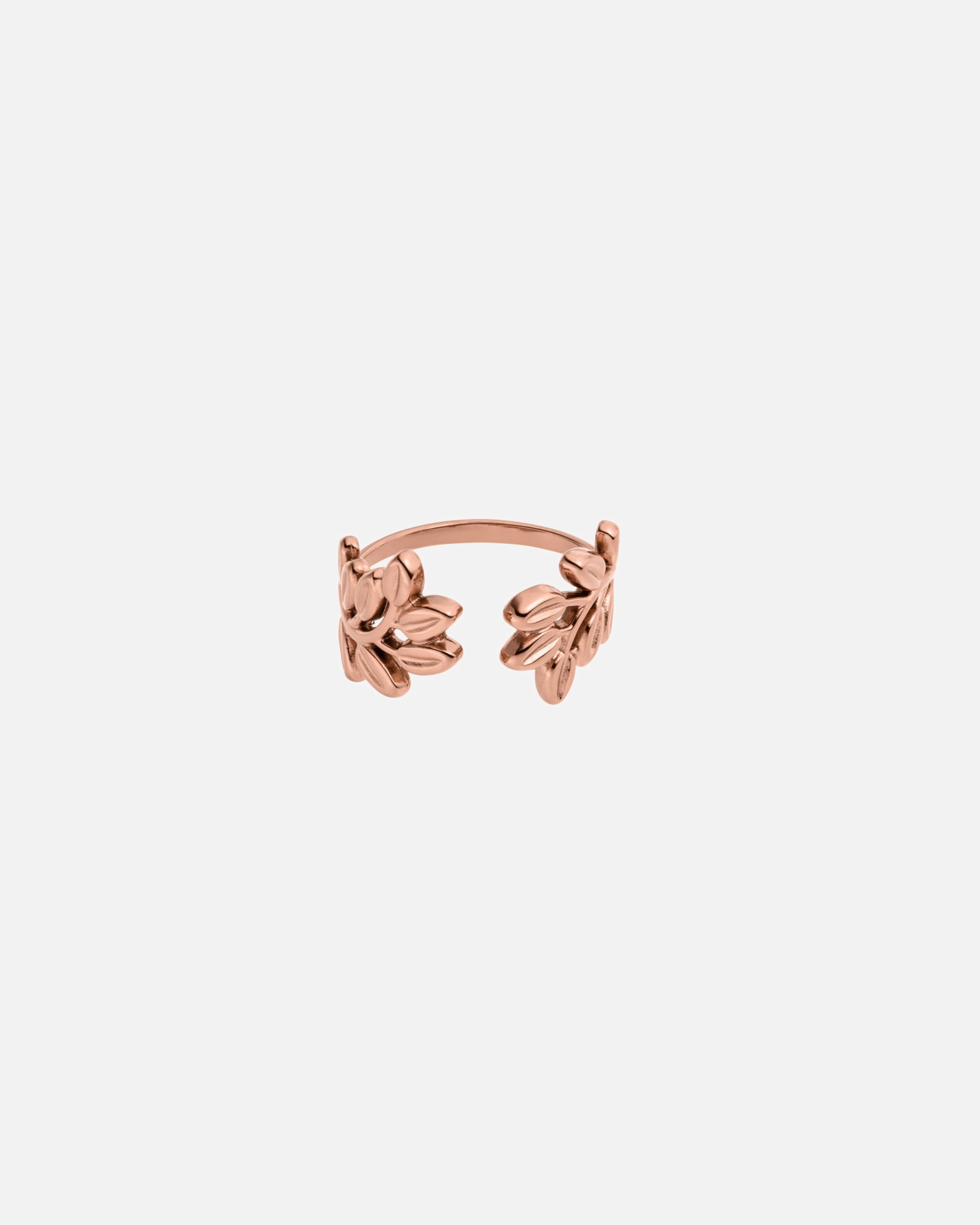 Ring für Unisex Purelei Leaf Ring 100% Edelstahl Rosegold