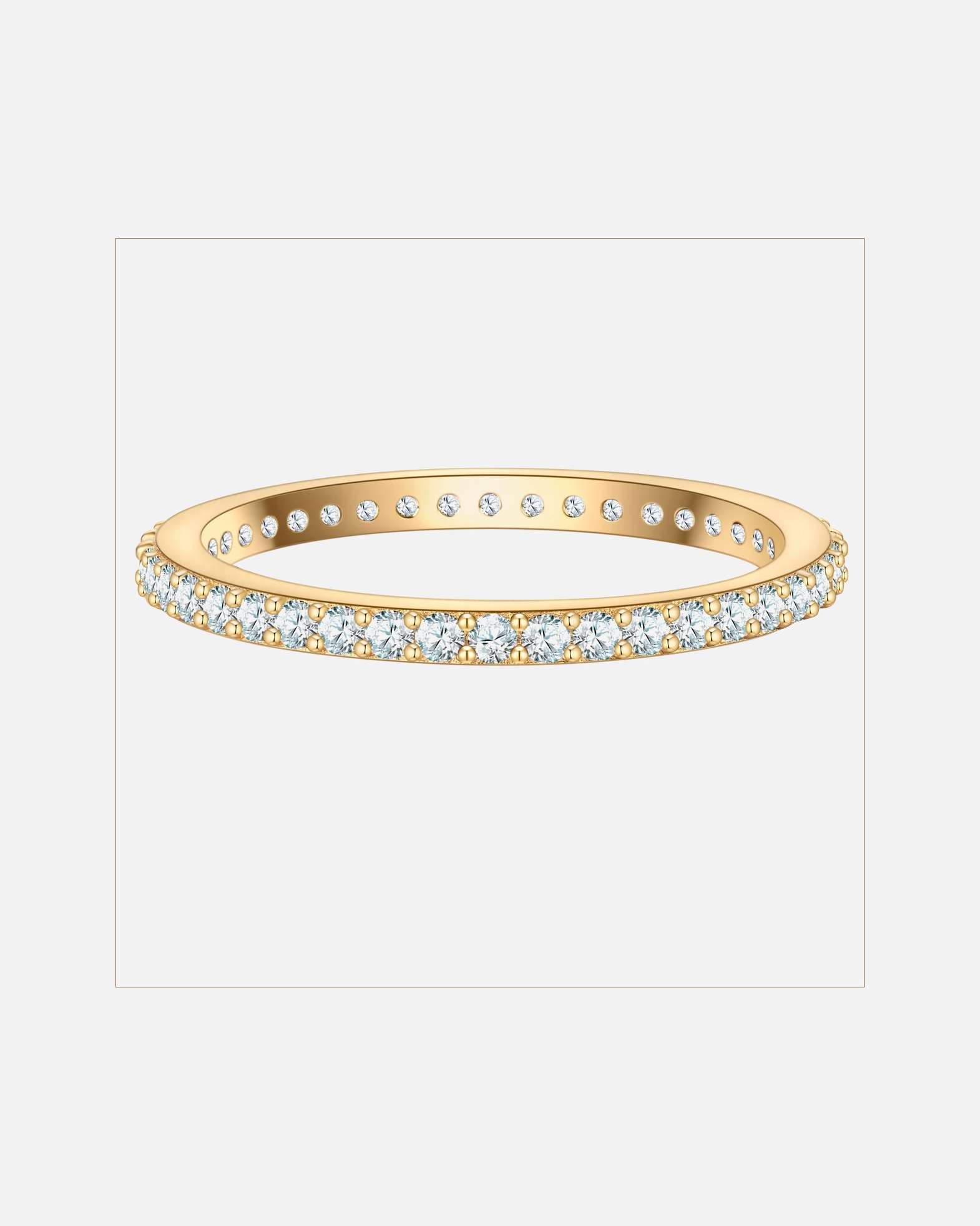 Ring für Weiblich Glanzstücke München Ring aus Sterling Silber in gelbgold 50