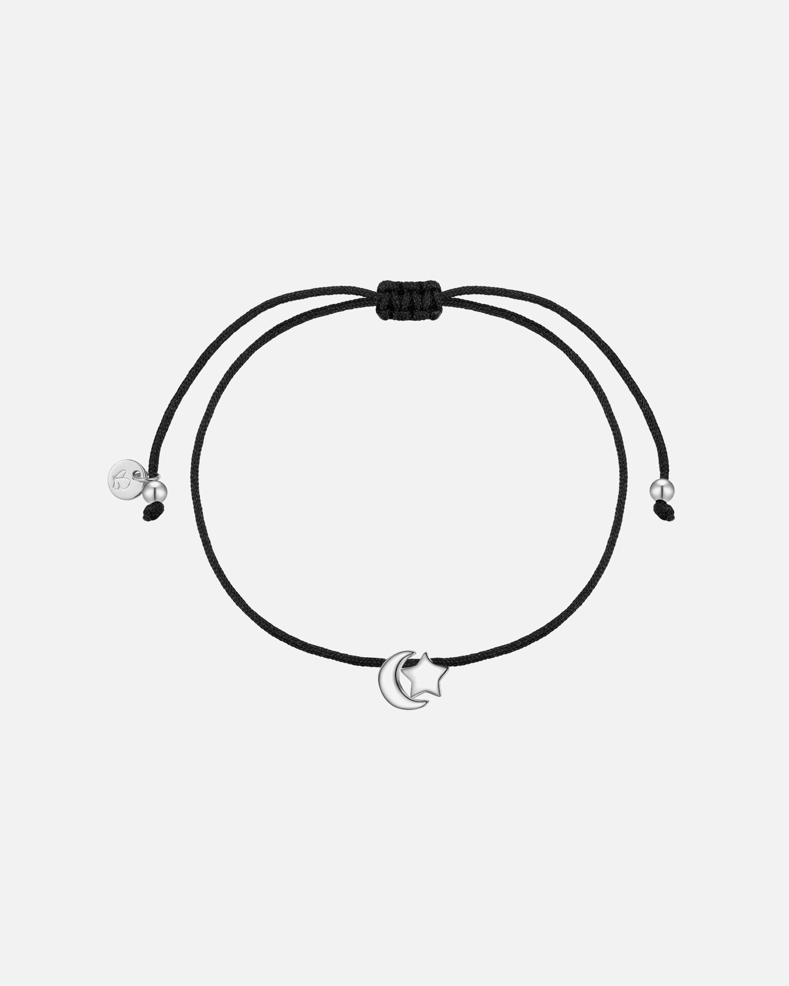 Armband für Weiblich Glanzstücke München Armband Mond/Stern aus Sterling Silber in silber 15,0 - 22,0 cm, flexibel einstellbar