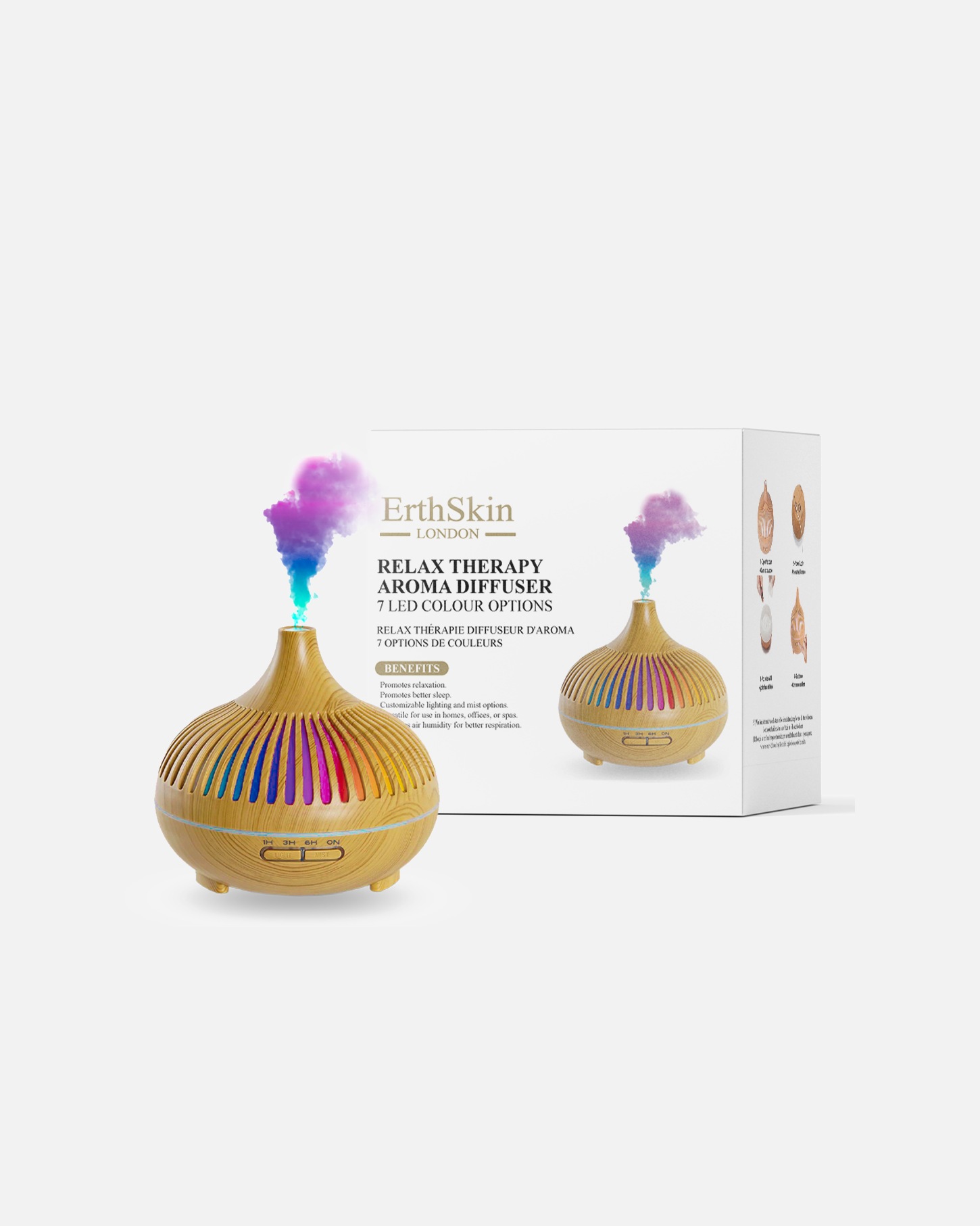 für Unisex ErthSkin London Relax Therapy Aroma-Diffusor USB 1 Stück