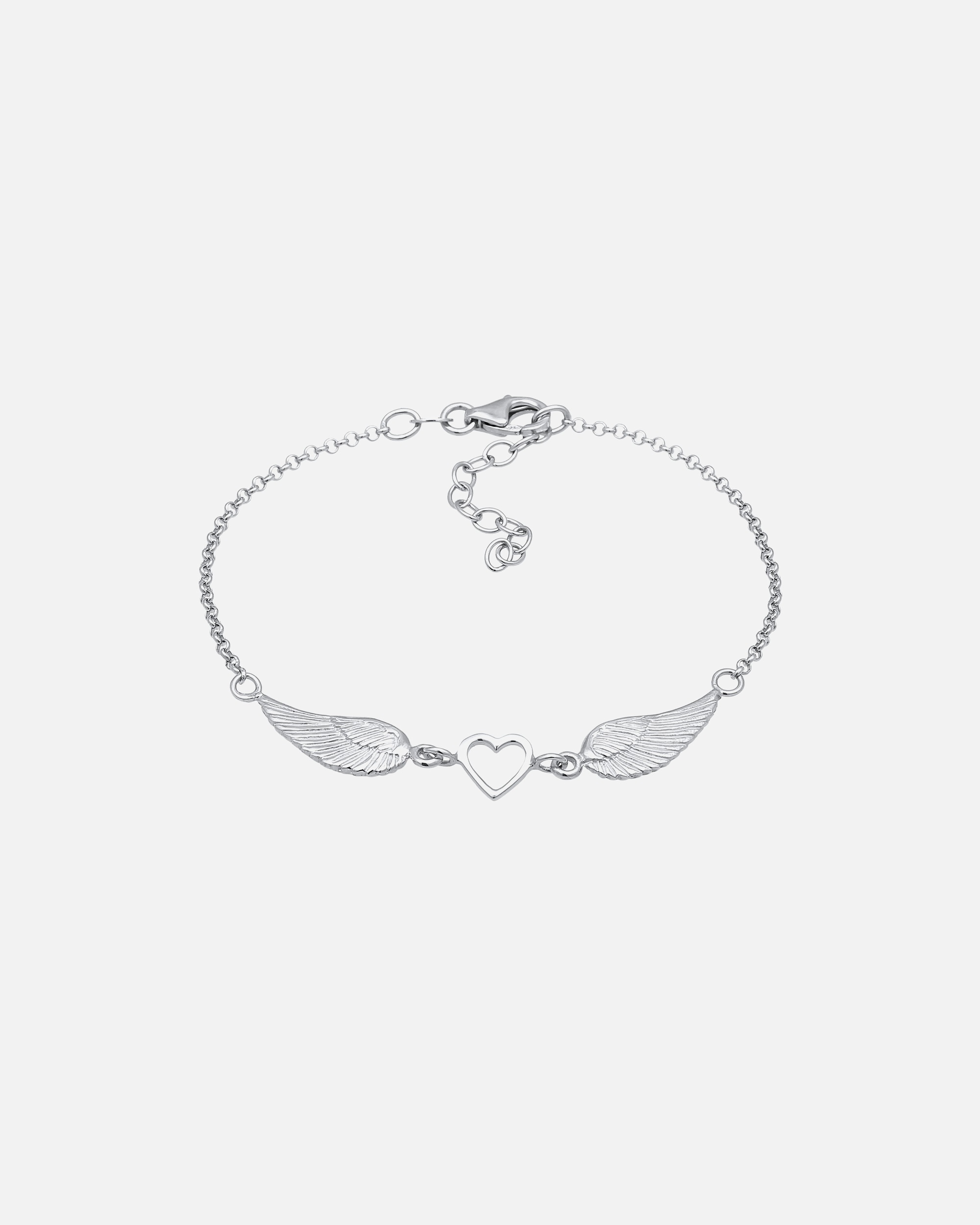 Armband für Weiblich Elli Herz Flügel 925 Sterling Silber 1 Stück