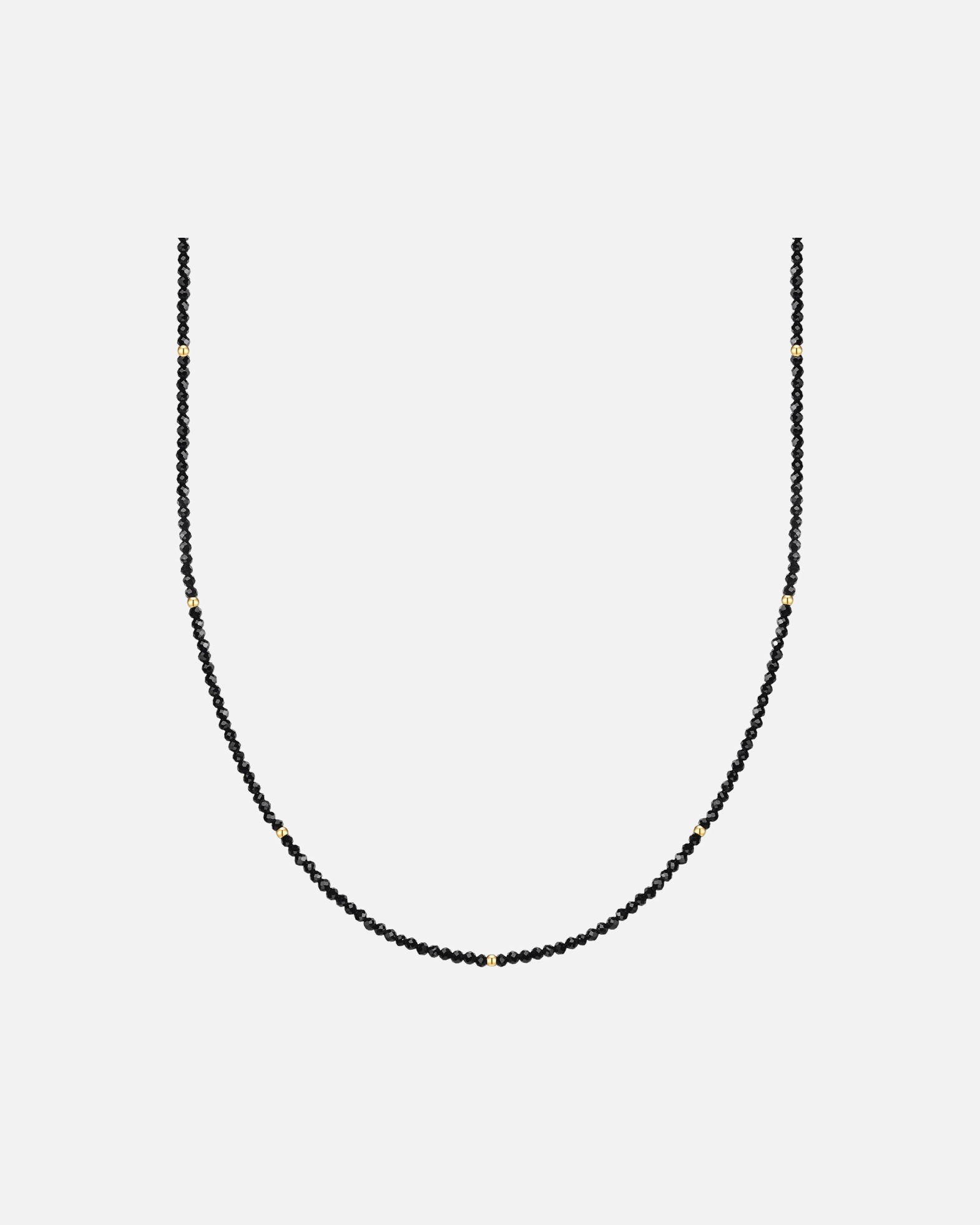 Halskette für Weiblich Glanzstücke München Halskette aus Edelstahl in Gelbgold mit Spinell 40,0 cm Basiskette + 5,0 cm Verlängerun