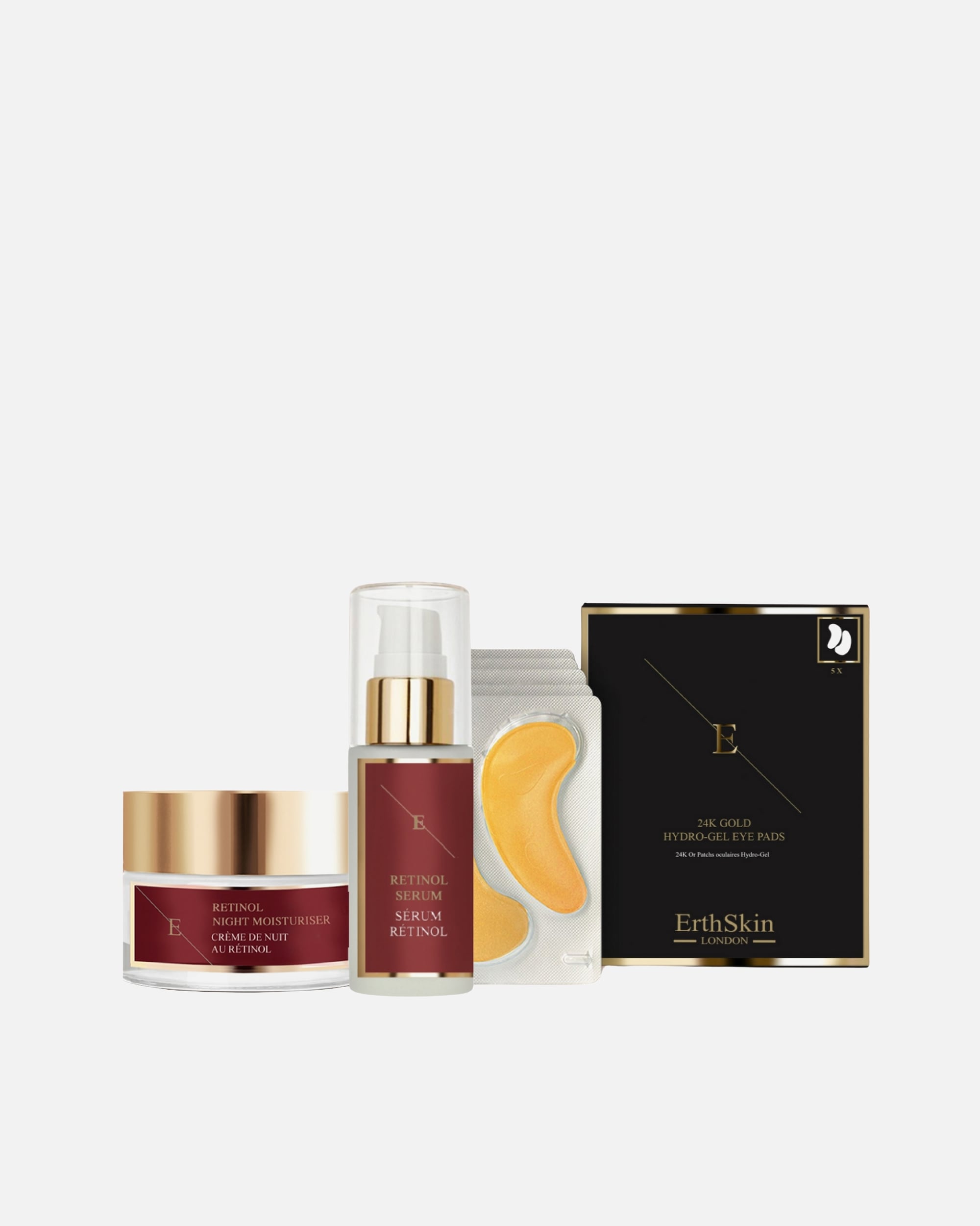 Gesichtspflegeset für Weiblich Retinol + Augenpflaster-Trio 1 Stück
