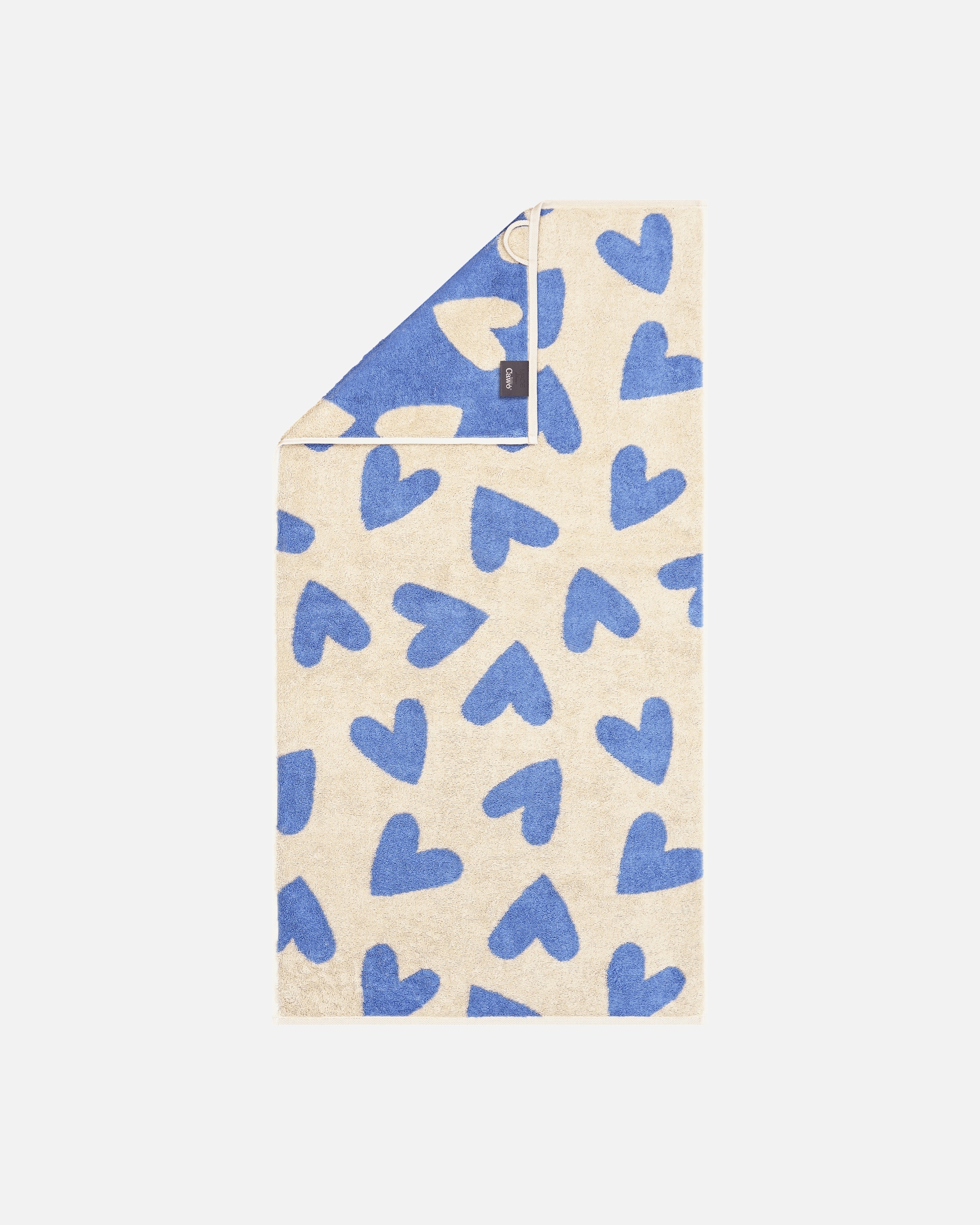 Handtuch für Unisex Cawö Cawö Handtücher Heart Beats Hearts 6275 capri - 31 Handtuch 50x100 cm