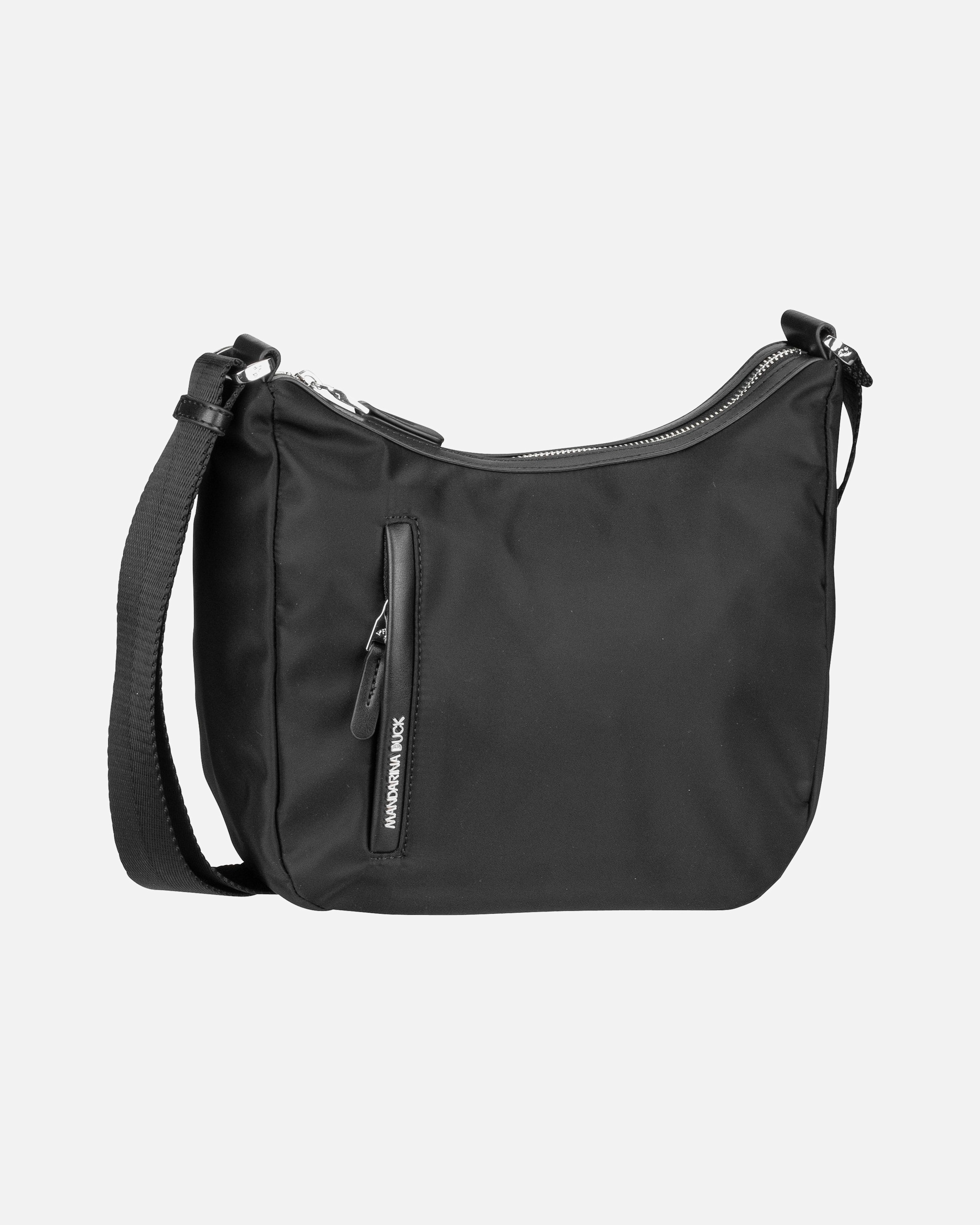 Umhängetasche für Weiblich Mandarina Duck Beuteltasche Hunter Medium Hobo Black