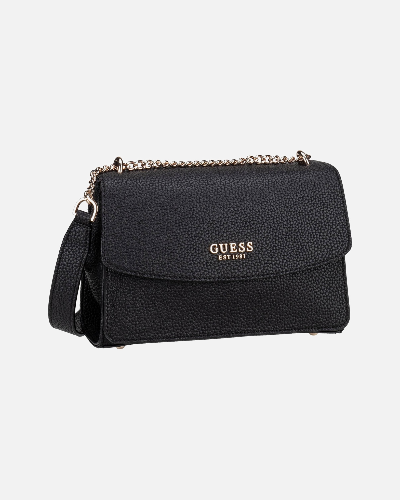 Handtasche für Weiblich GUESS Handtasche Calista Convertible XBody Flap Black