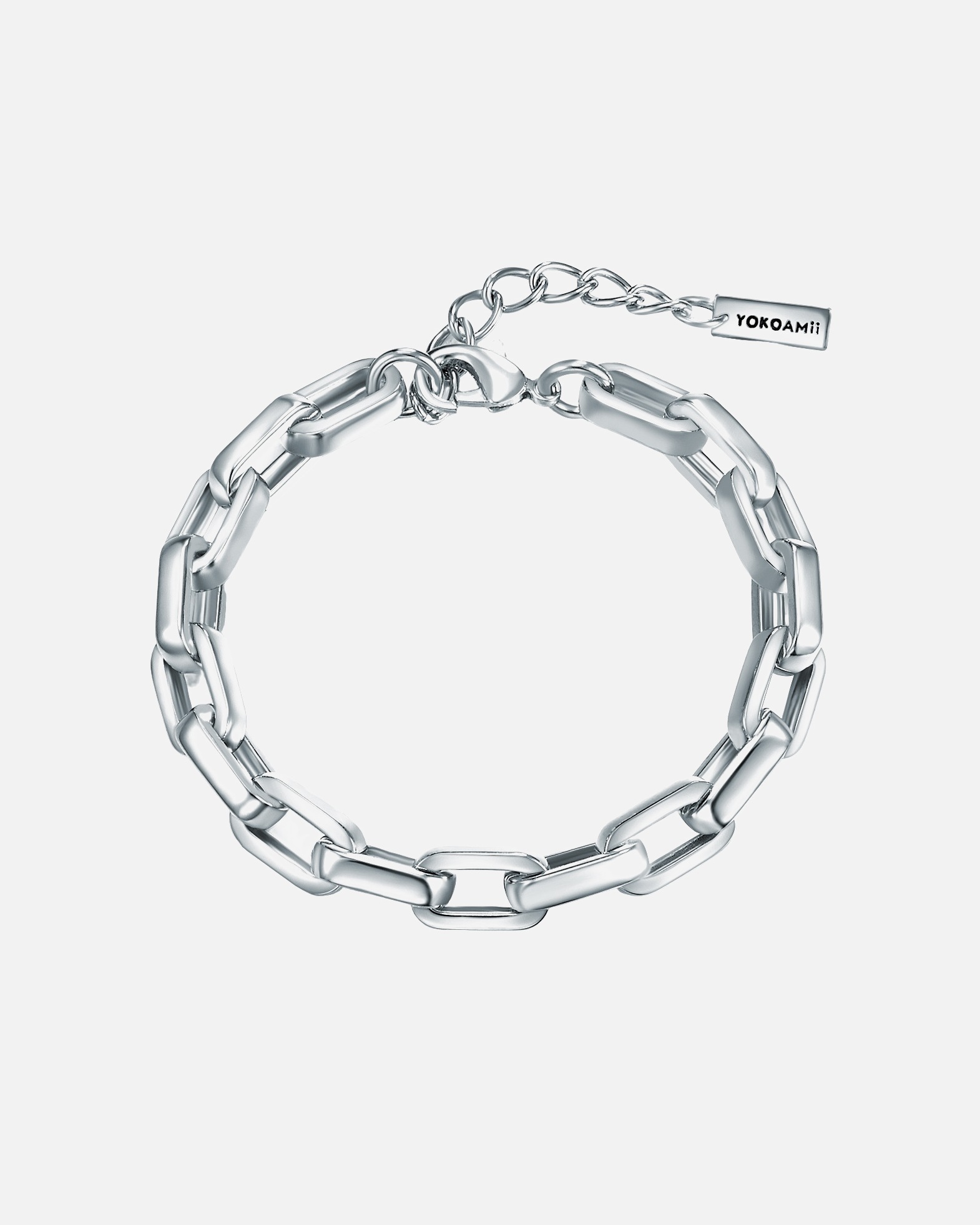 Armband für Weiblich Yokoamii Armband Metall-Legierung in Silber 1 Stück