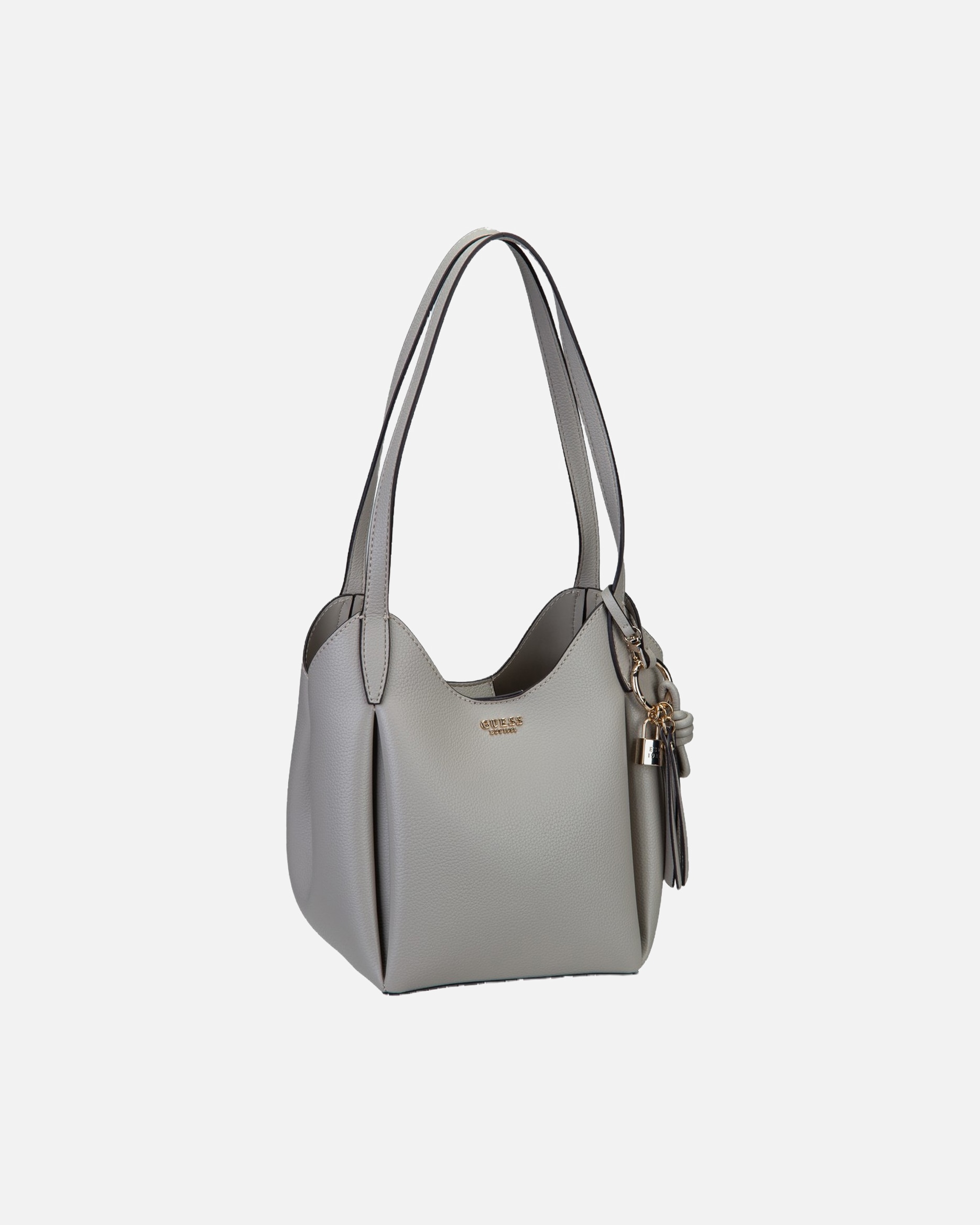 Handtasche für Weiblich GUESS Handtasche Melody Bucket Light Taupe