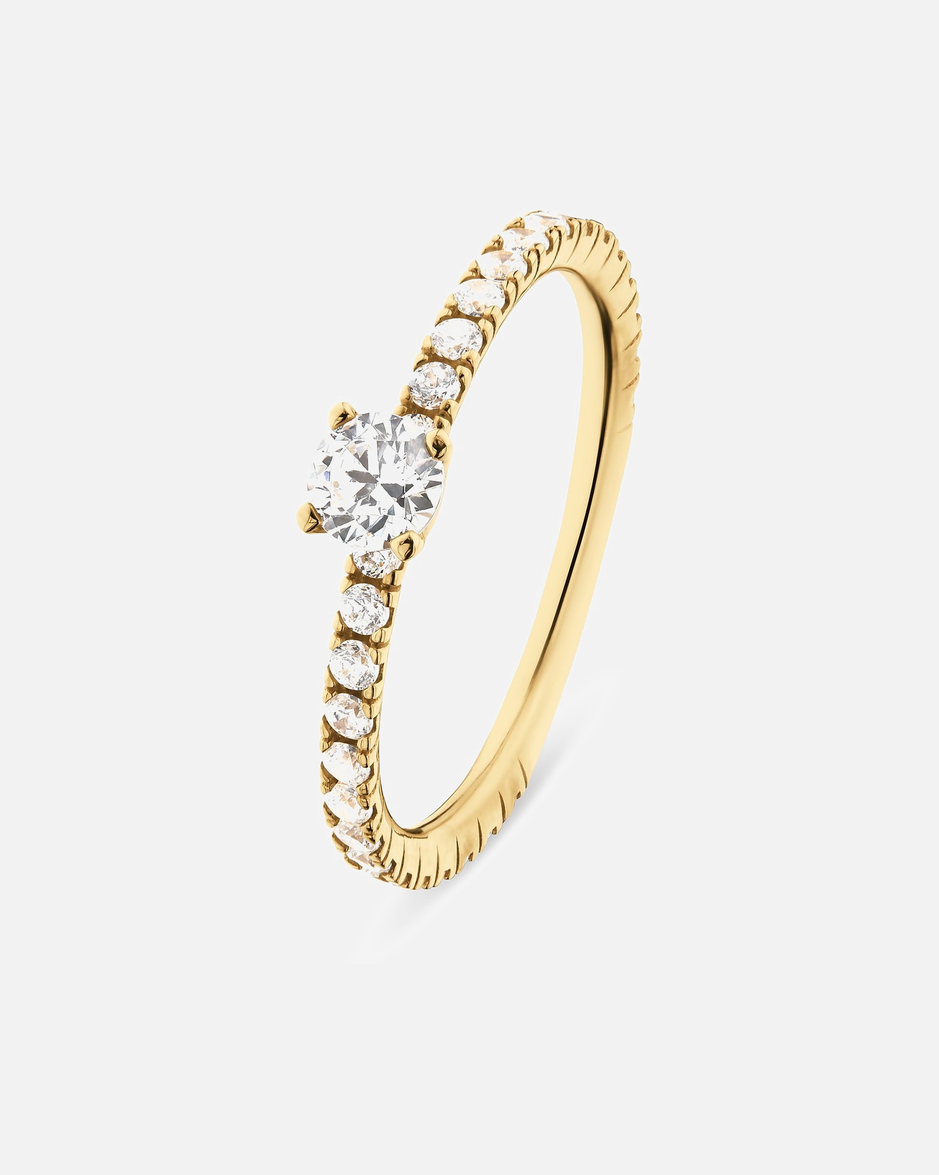 Ring für Weiblich CHRIST Damenring 375er Gelbgold 54