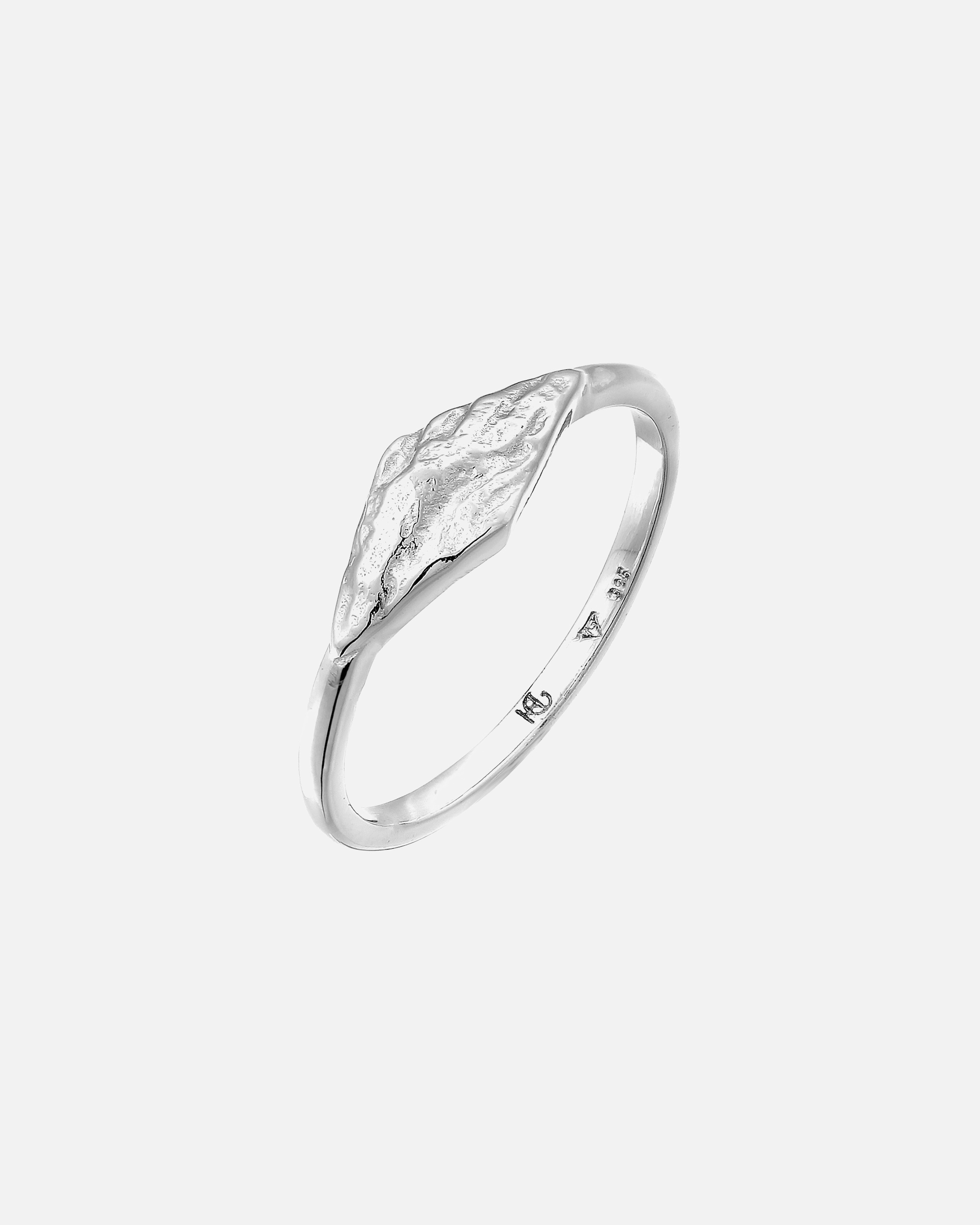 Ring für Weiblich Haze & Glory Default Brand Line Siegelring Marquis - Gratitude 925 Silber 56