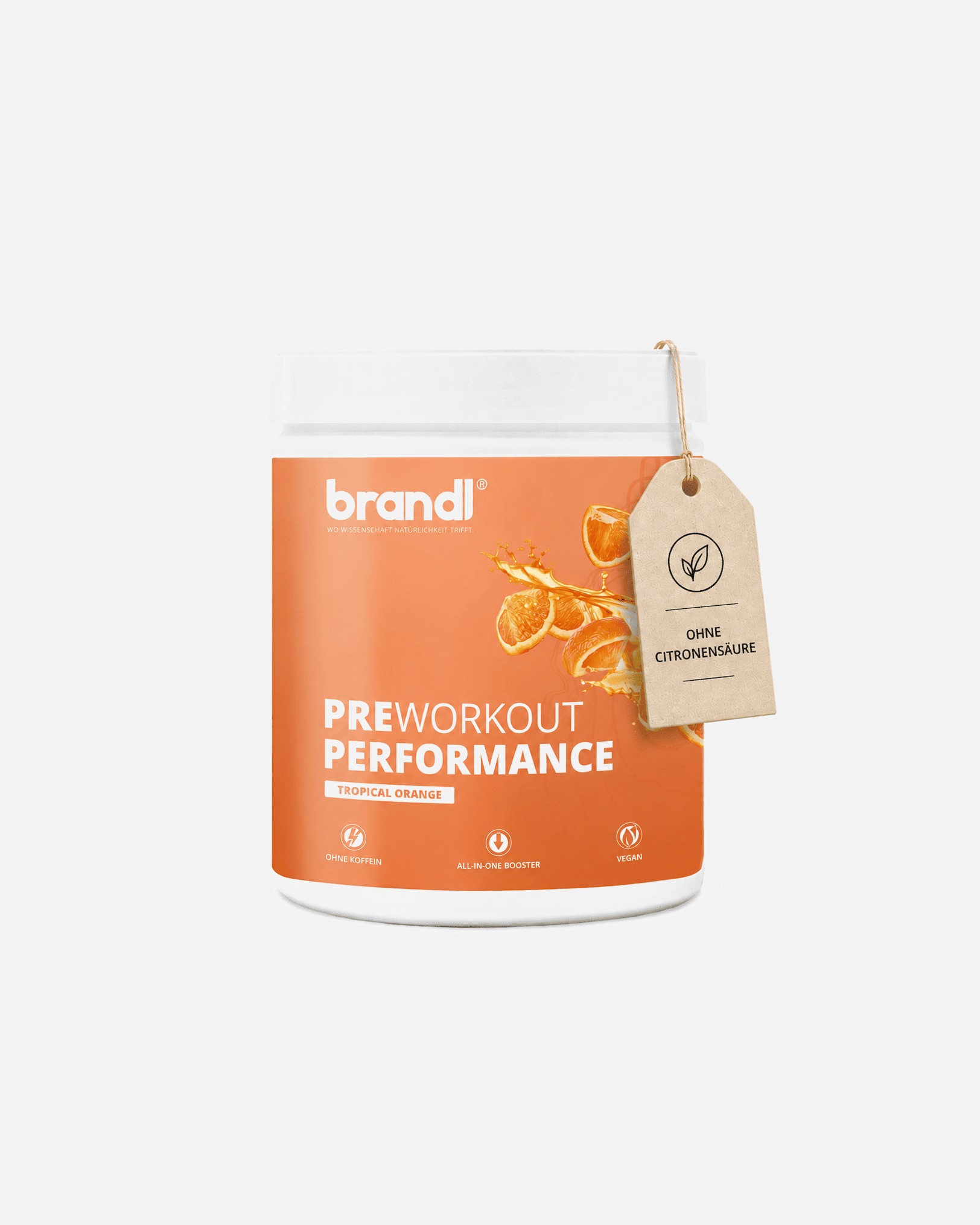 Protein & Shakes für Unisex Brandl Nutrition Pre-Workout Booster 2.0 | Stufe 1 Stufe 1 1000g