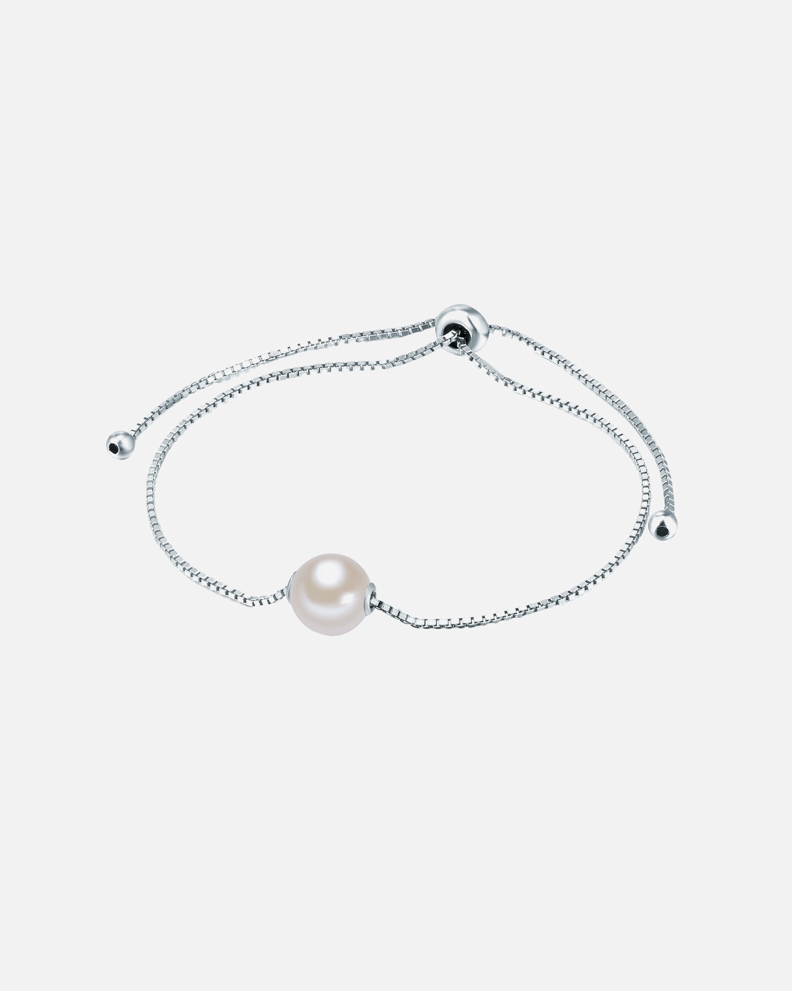 Armband für Weiblich Valero Pearls Armband Gelbvergoldet Süßwasser-Zuchtperle weiß 1 Stück
