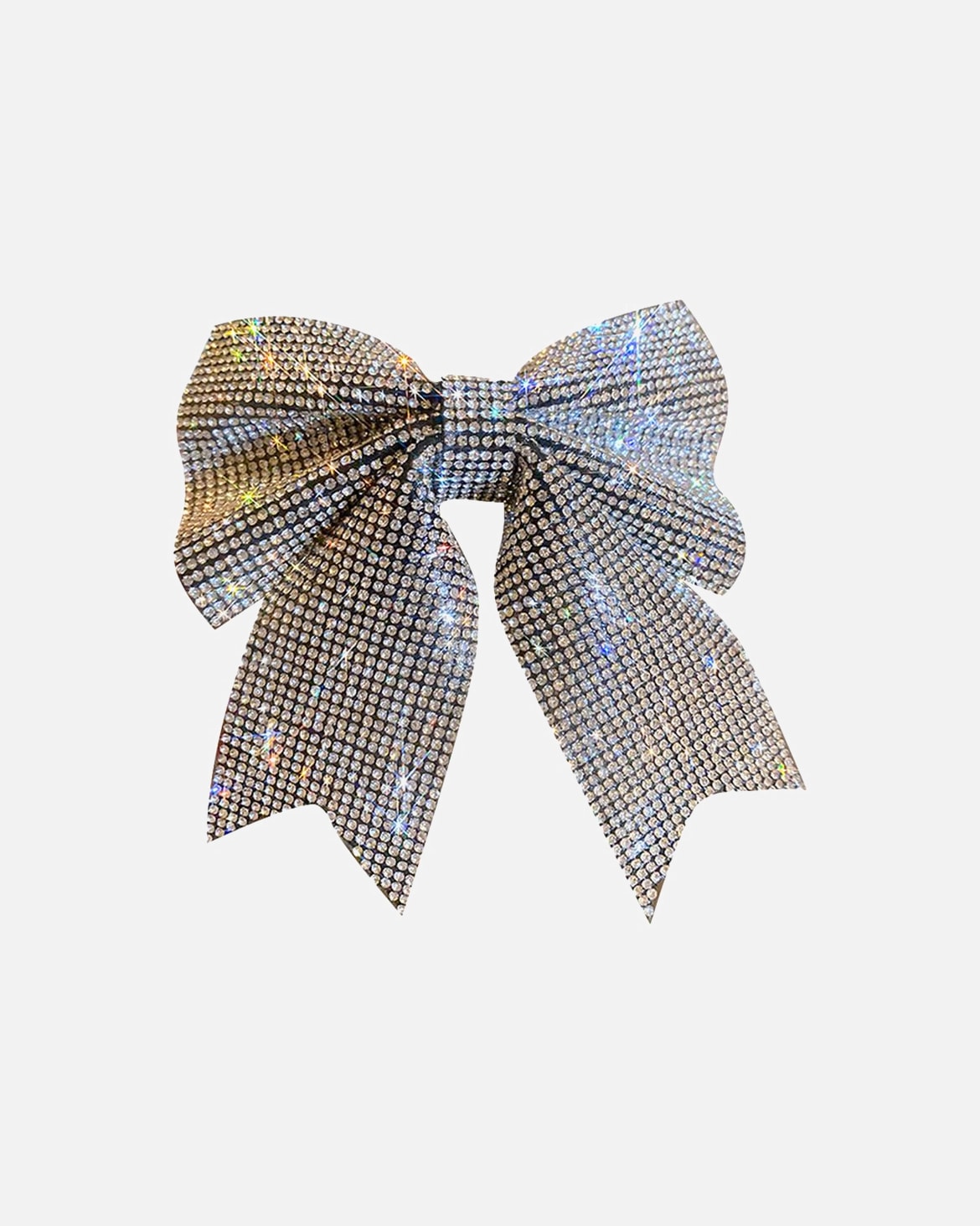 Haarspange für Unisex SOHO Victoria Schleifen Haarspange Silber