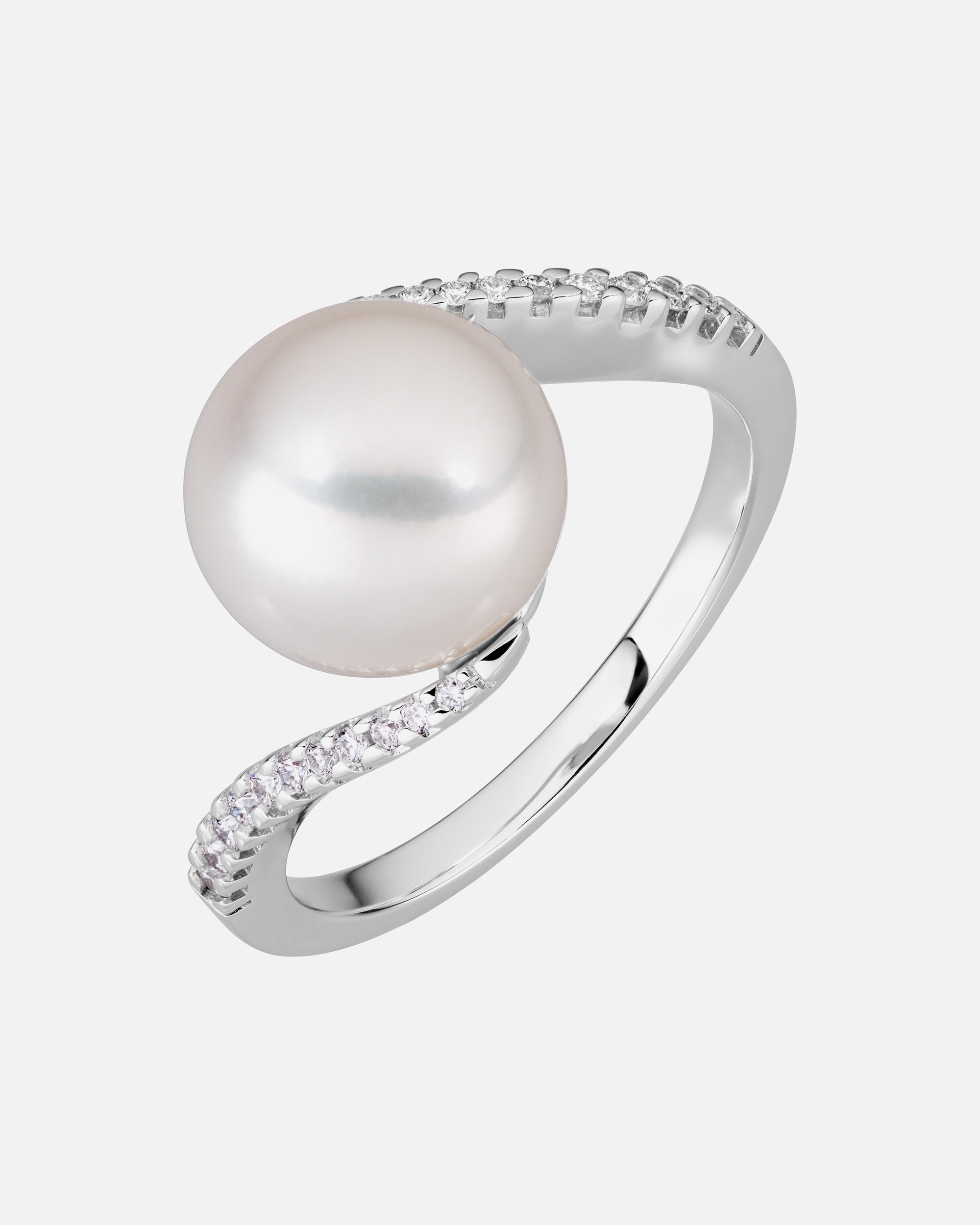 Ring für Weiblich Orolino Ring 585/- Gold Brillant weiß 0,15ct. 058 (18,5)