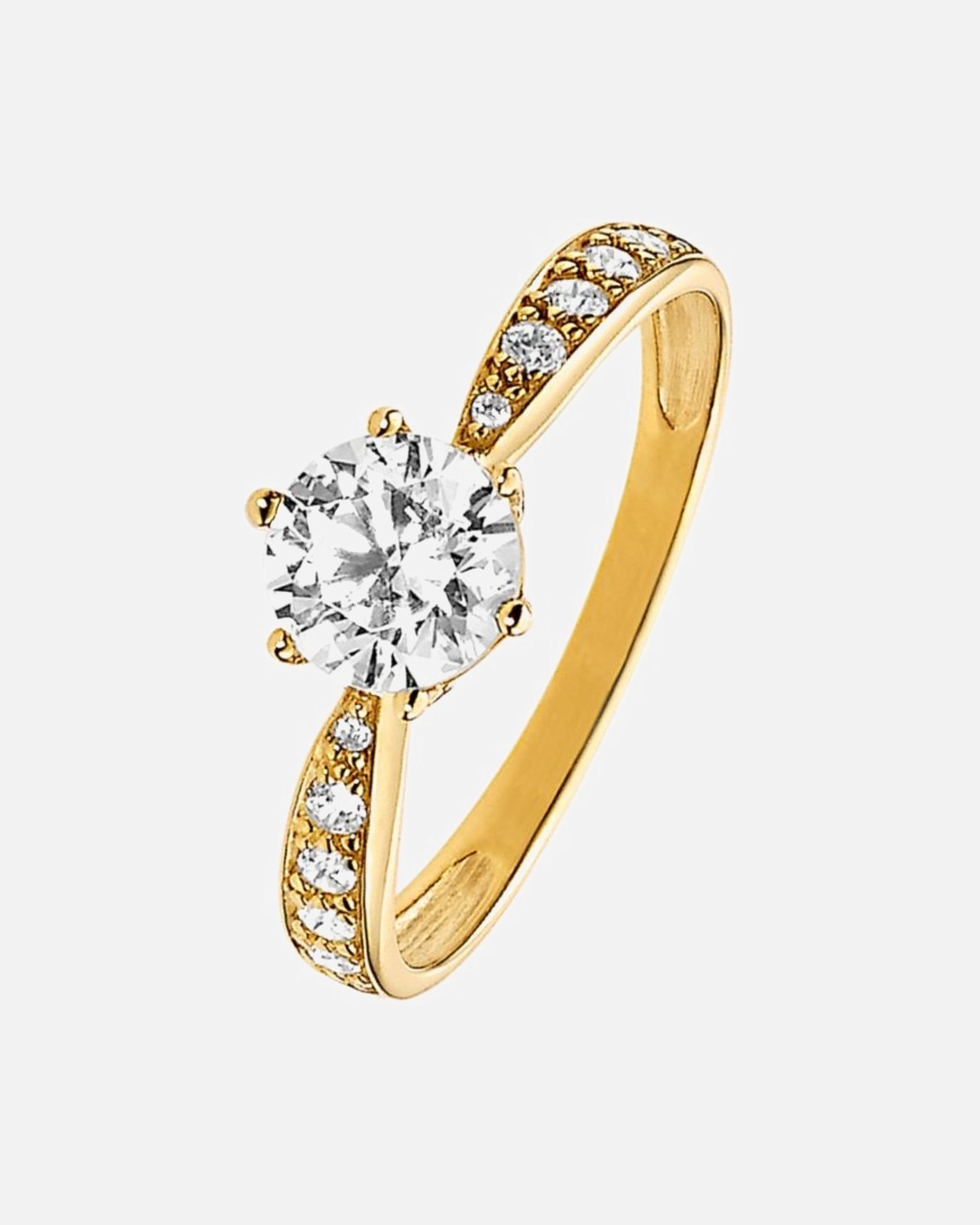 Ring für Weiblich CHRIST Damenring 375er Gelbgold 50