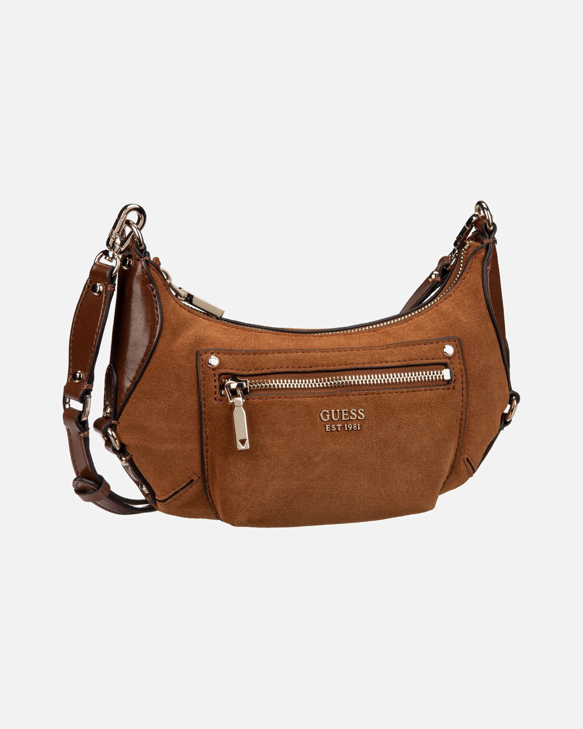 Rucksack für Weiblich GUESS Bodybag Marsha Mini Crossbody Cognac