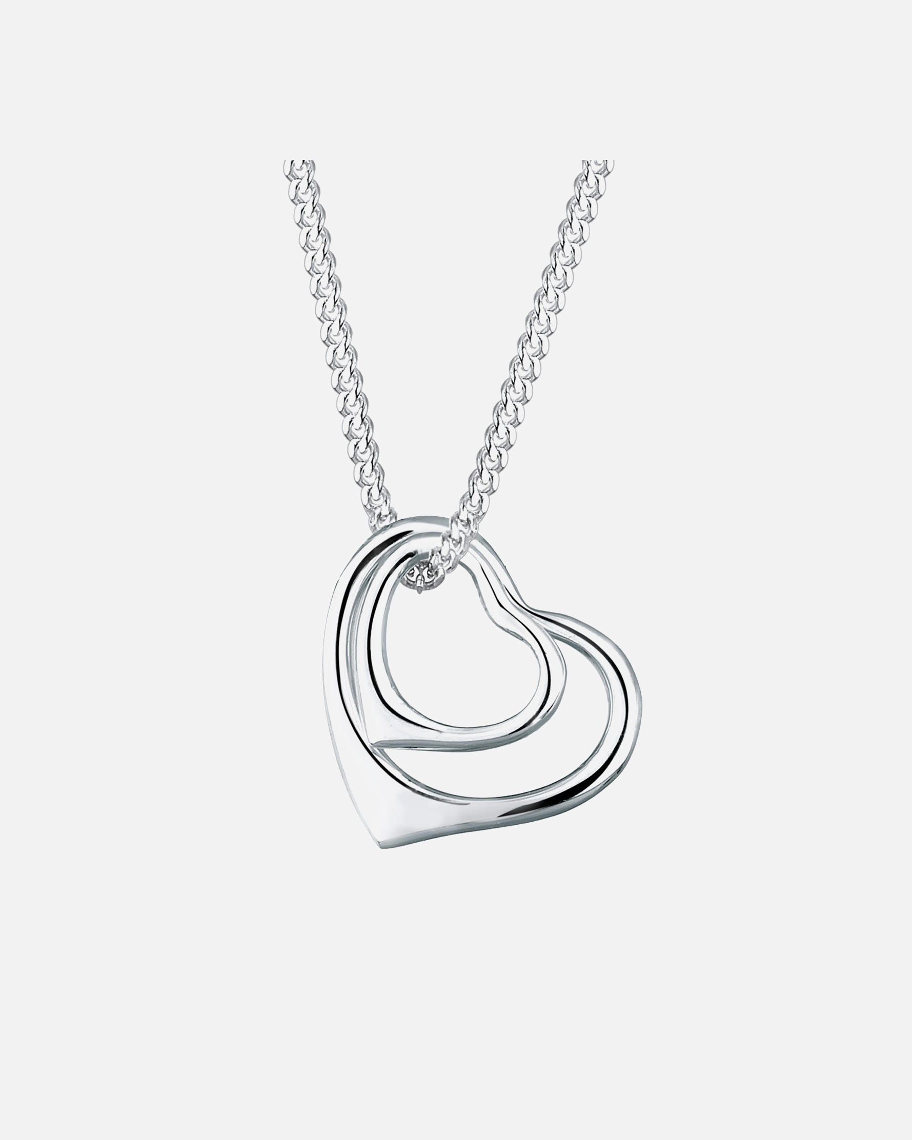 Halskette für Weiblich Elli Naszyjnik Herzen Filigran 925 Sterling Silber 1 Stück