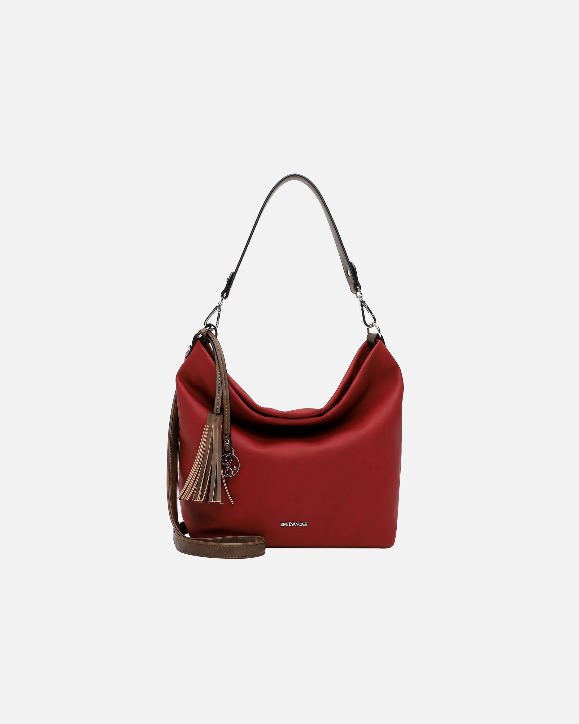 Clutch für Weiblich Emily & Noah Beutel E&N Elke bordo cognac 697