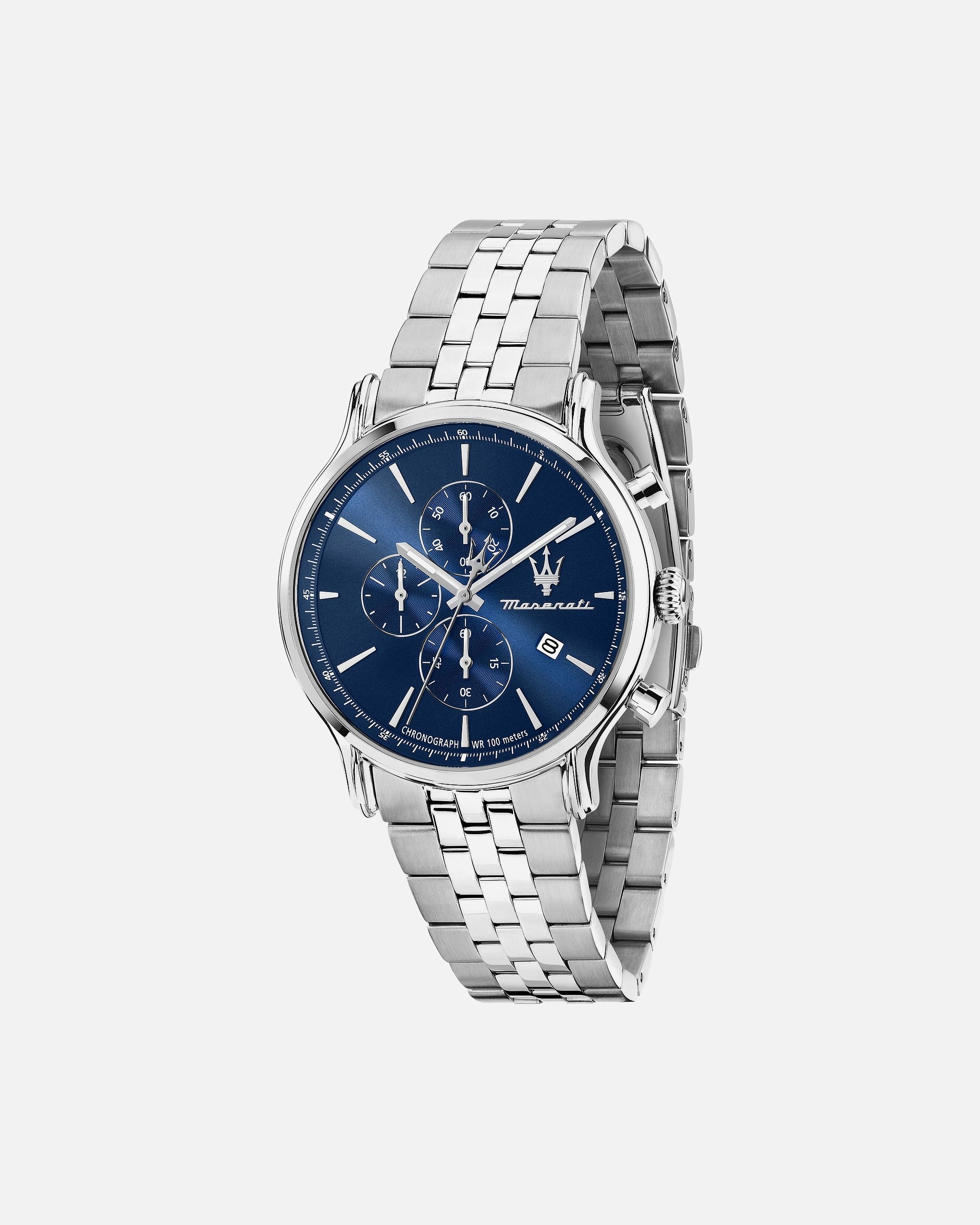Uhr für Männlich Maserati Herrenuhr Edelstahl blau, silber