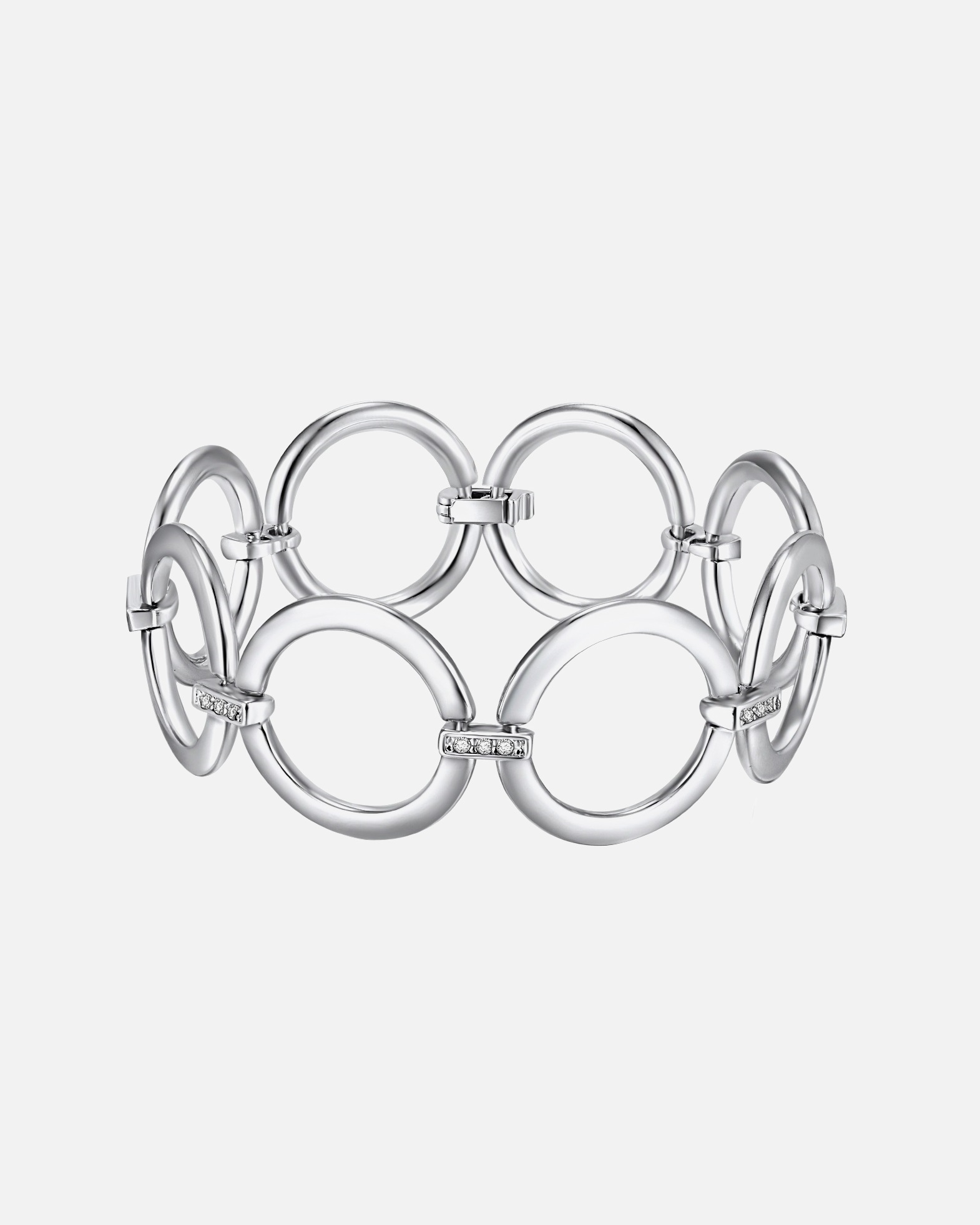 Armband für Weiblich Rafaela Donata Armband Metall-Legierung verziert mit Kristallen von Swarovski® in Silber 1 Stück