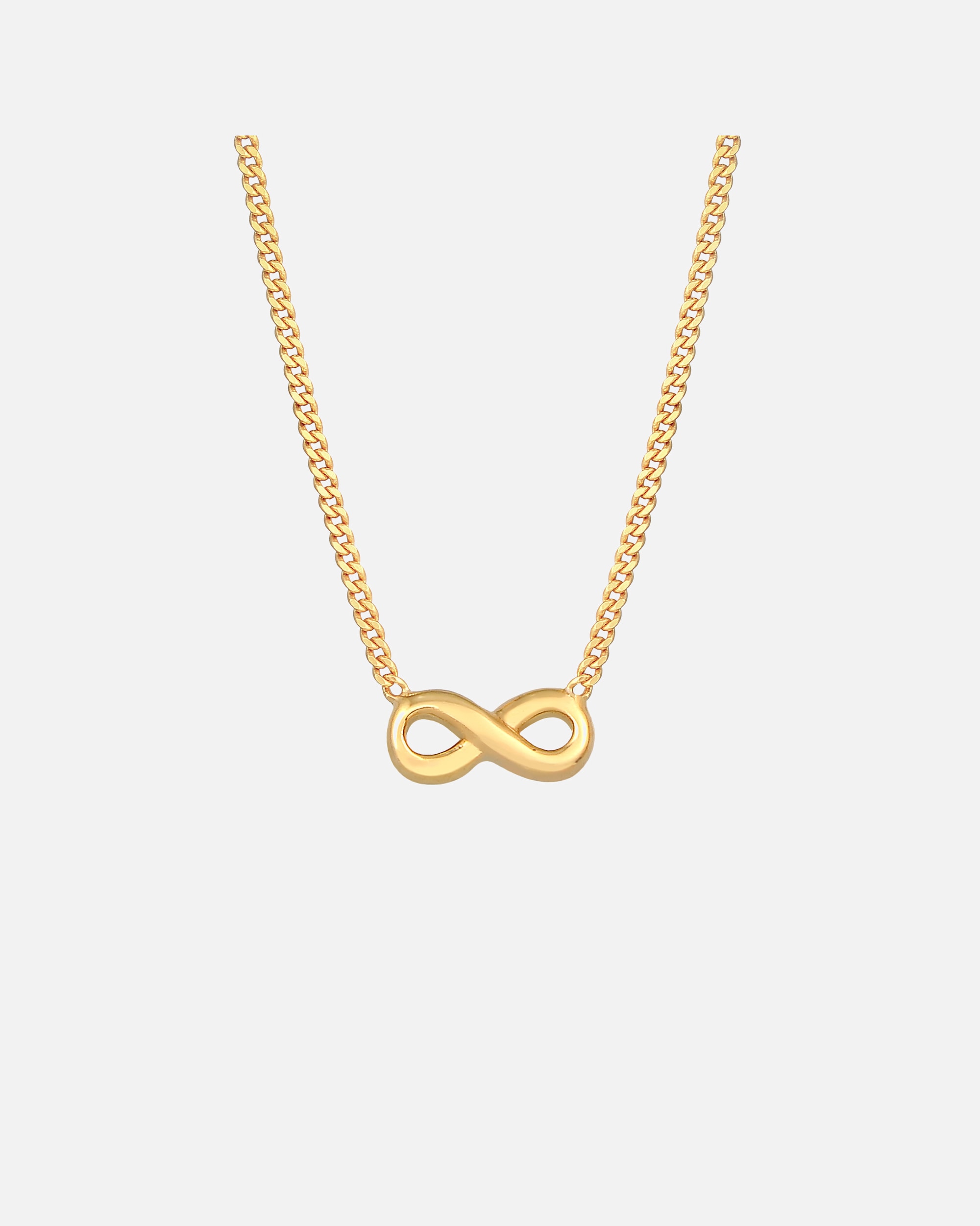 Halskette für Weiblich Elli PREMIUM Infinity Symbol Unendlichkeit Liebe 585 Gelbgold 1 Stück
