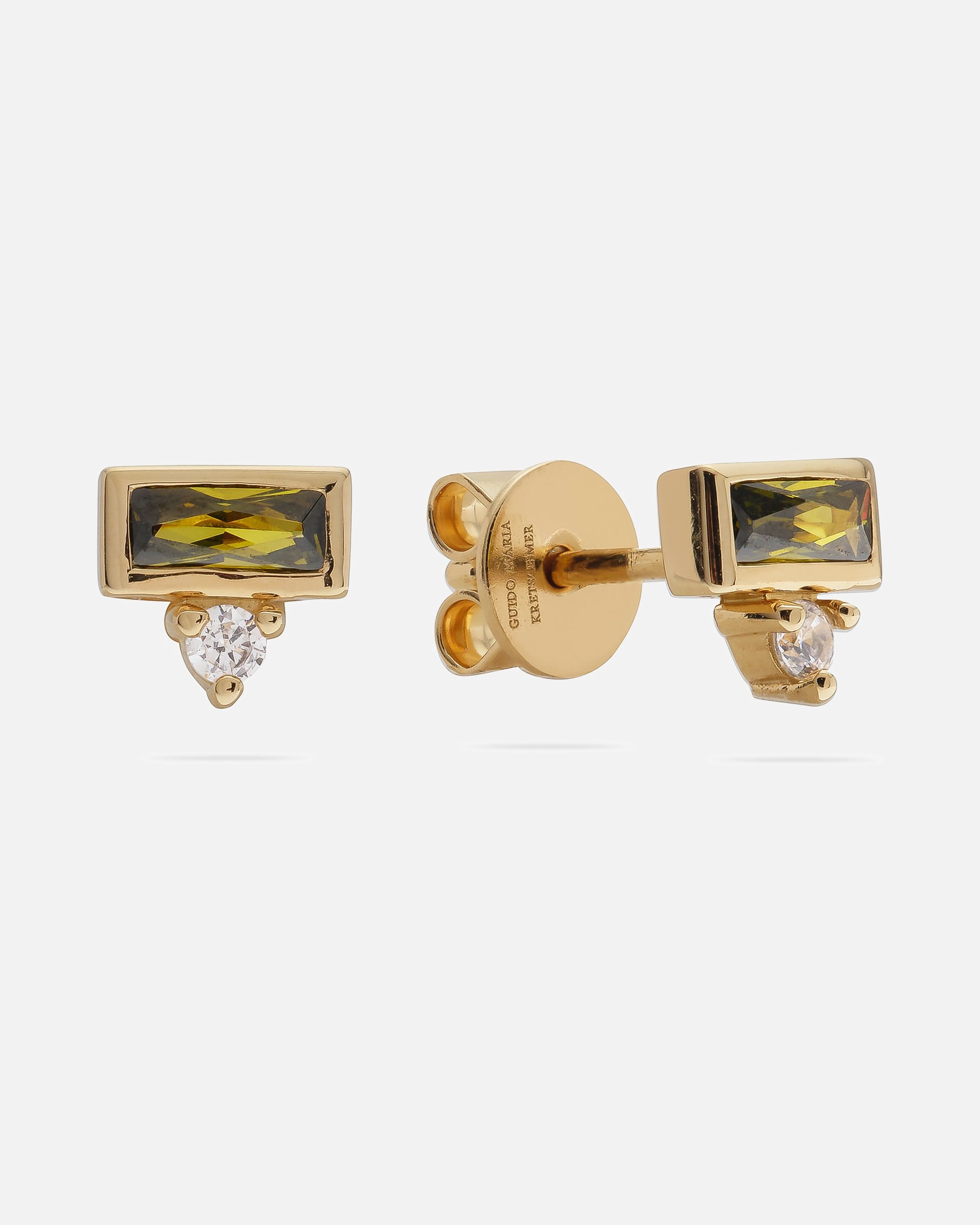 Ohrringe für Weiblich Guido Maria Kretschmer Ohrstecker 925er Silber, recycelt gelbgold