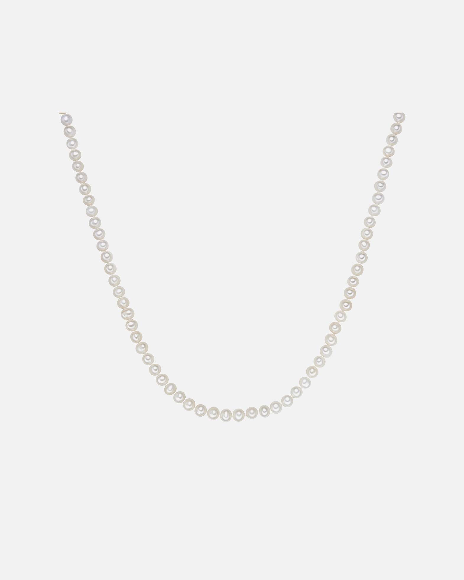 Halskette für Weiblich Valero Pearls Perlen-Kette aus Sterling Silber in silber mit Süßwasser-Zuchtperle 1 Stück