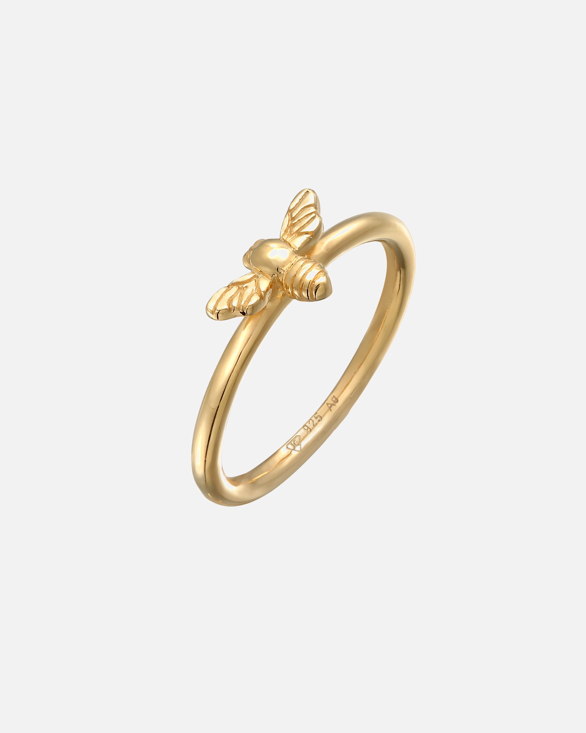 Ring für Weiblich Elli Biene Honigbiene Tier 925 Silber 58