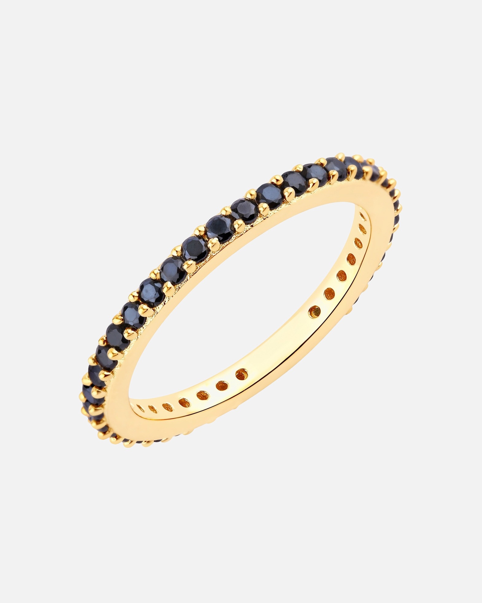 Ring für Weiblich Rafaela Donata Ring aus Sterling Silber in Gelbgold mit Spinell 52