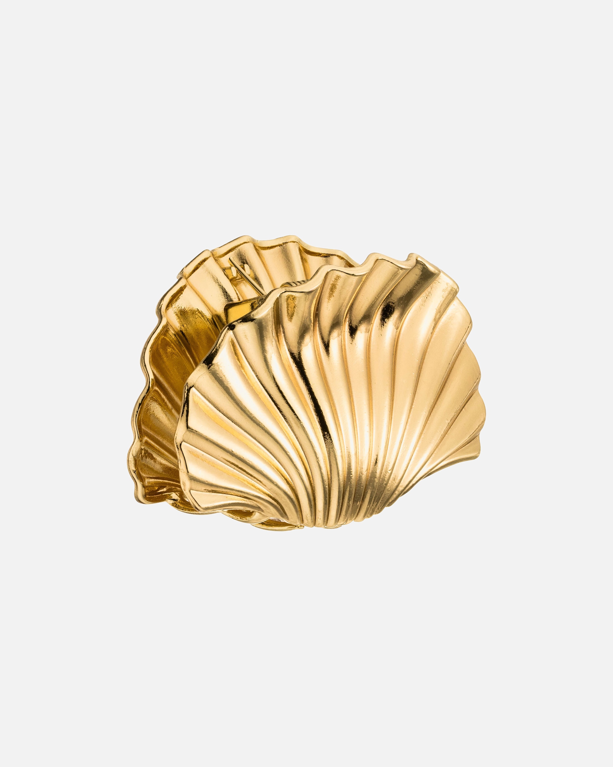 Schmuck für Weiblich Purelei Seashell Haarklammer 100% Edelstahl Gold