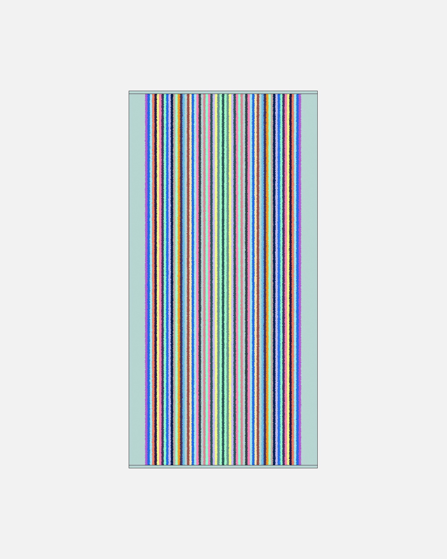 Handtuch für Unisex Cawö Handtücher Remake Streifen 2022 platin-multicolor - 19 Handtuch 50x100 cm