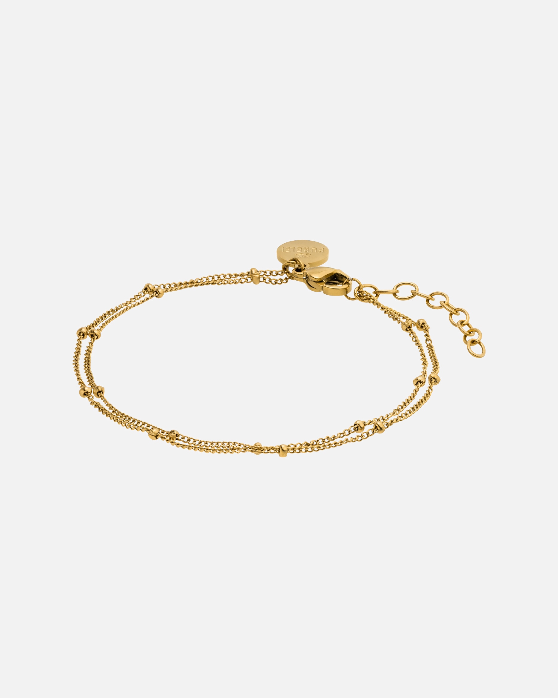 Armband für Unisex Purelei Li'ili'i Double Layer Armband Armband 100% Edelstahl Gold