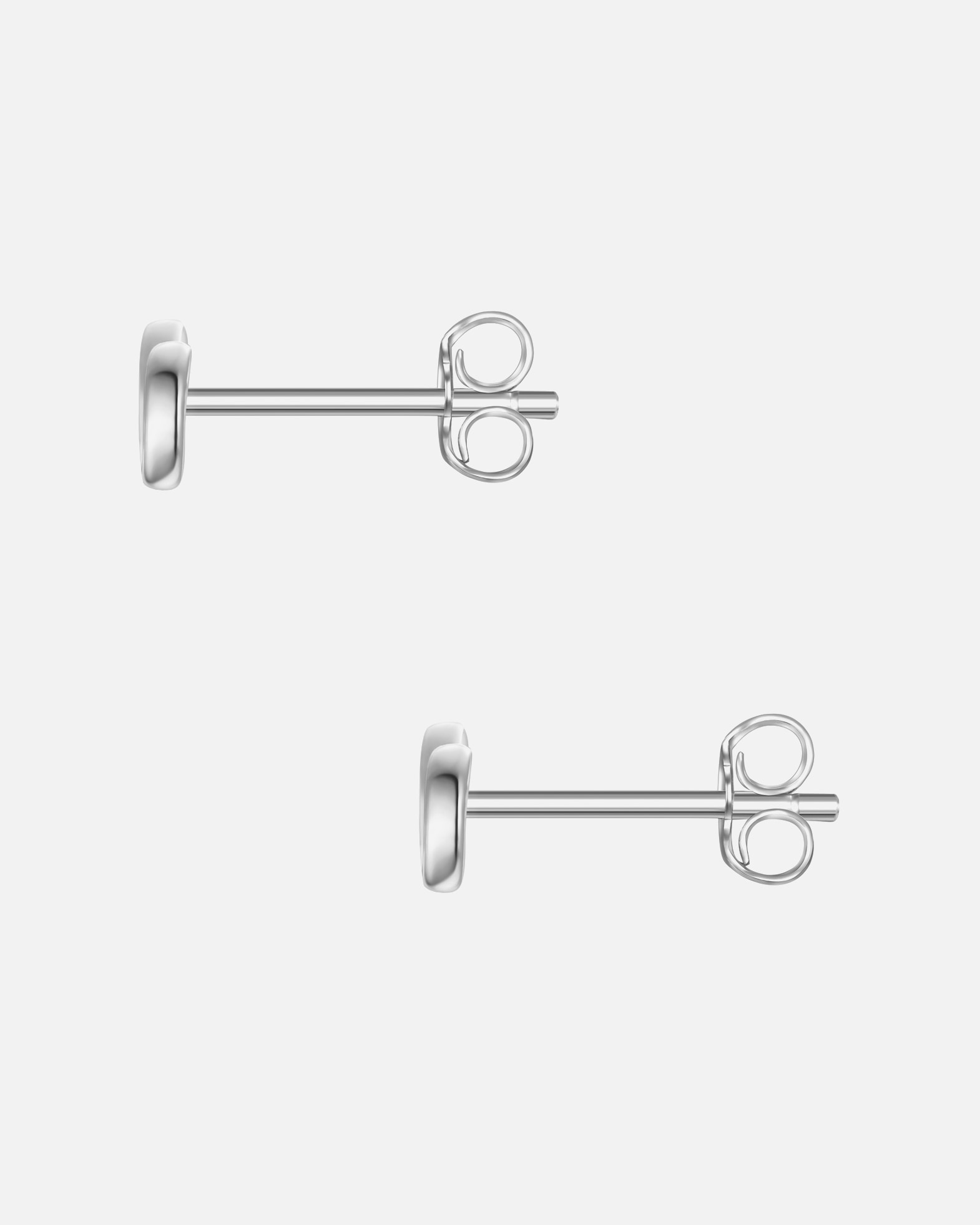 Ohrringe für Weiblich Glanzstücke München Ohrstecker Infinity aus Sterling Silber in silber 3,6 mm