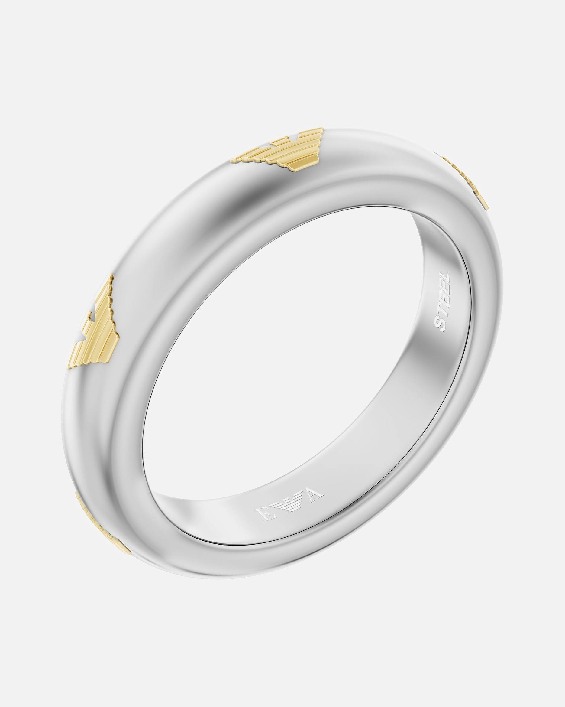 Ring für Männlich Emporio Armani Herrenring Edelstahl 60