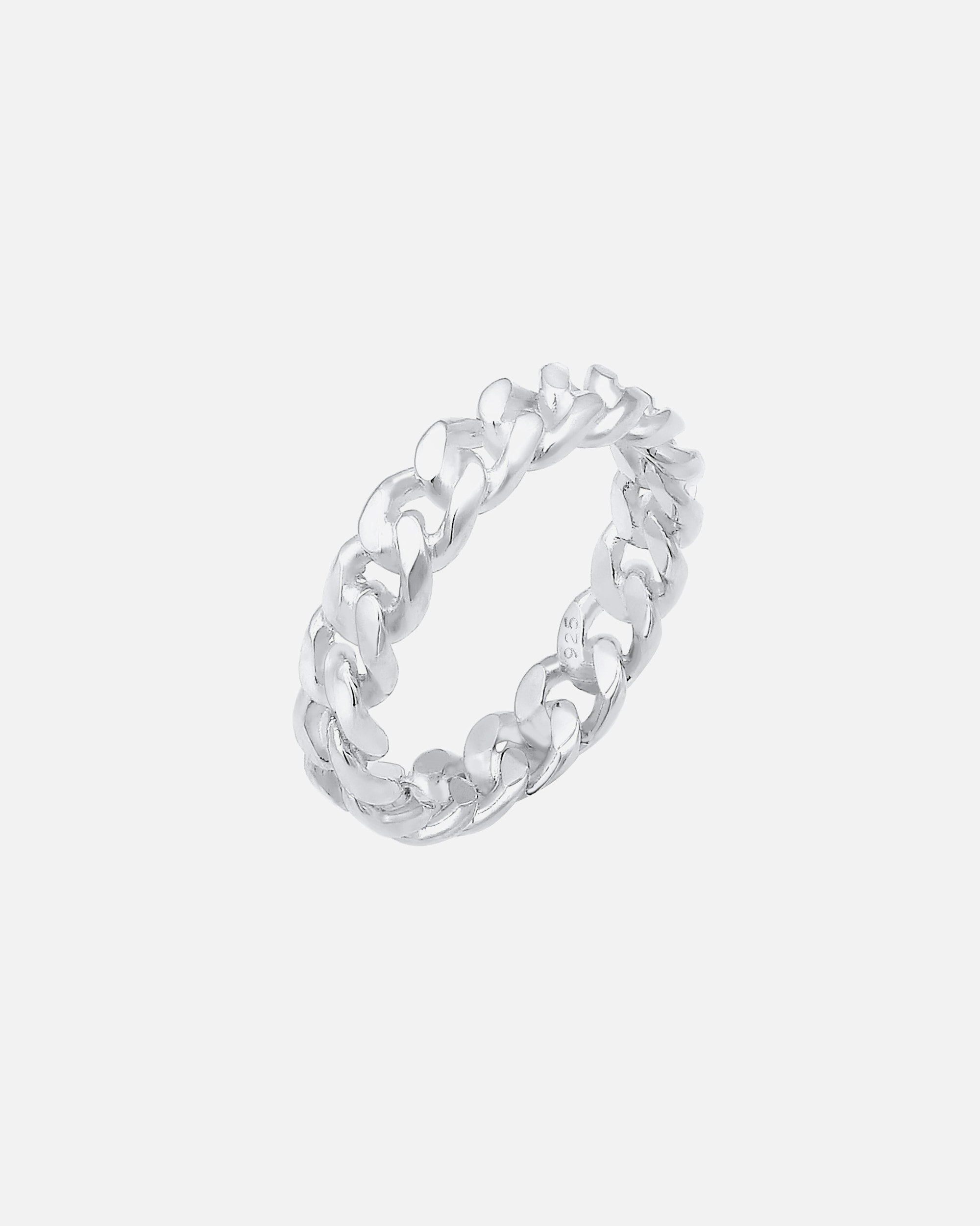 Ring für Weiblich Elli Bandring Knoten Unendlich Twisted 925 Silber 54