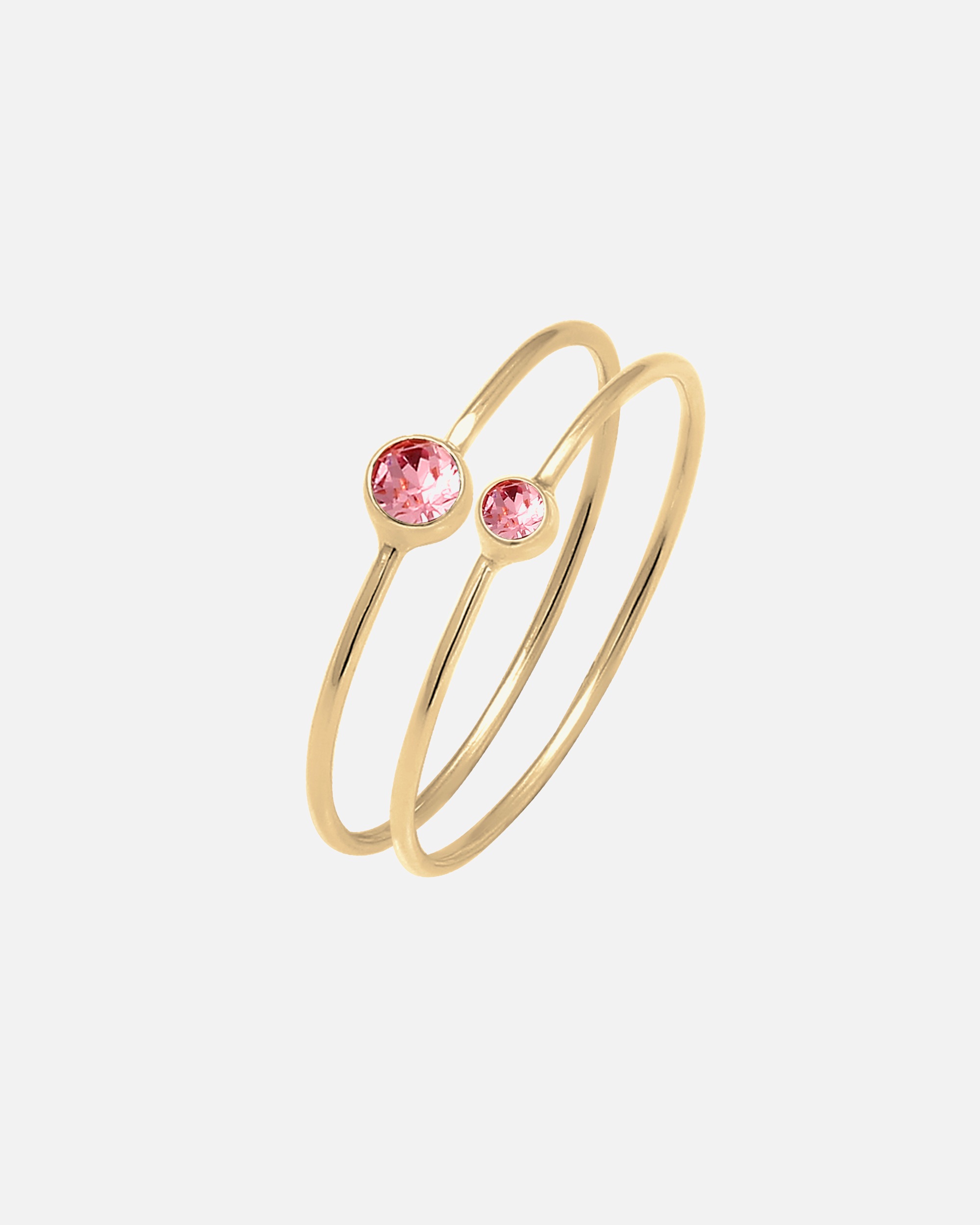 Ring für Weiblich Elli Set 925 Silber, mit Kristallen von Swarovski® 62