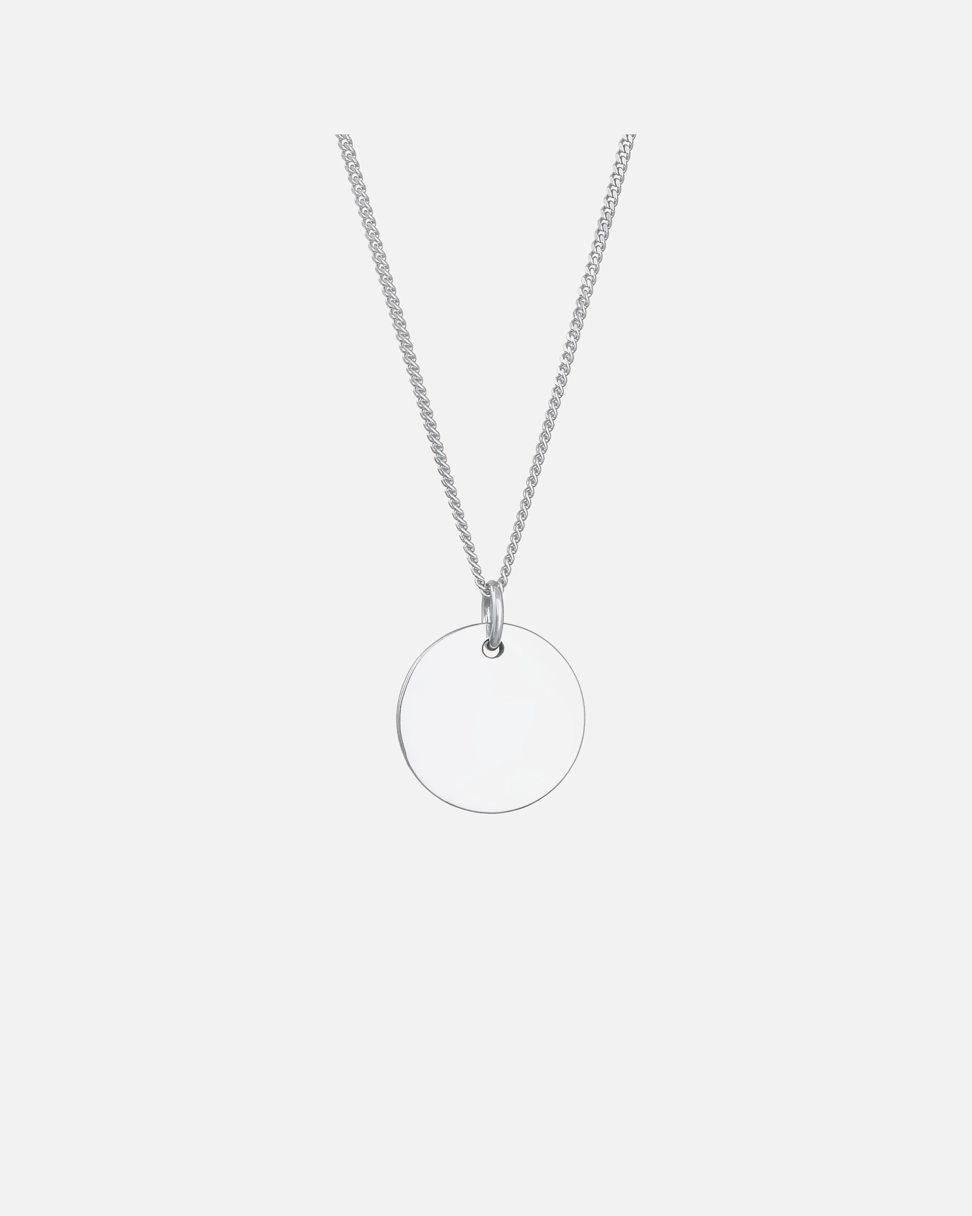 Halskette für Weiblich Elli Basic Plättchen Panzerkette 925 Silber 1 Stück