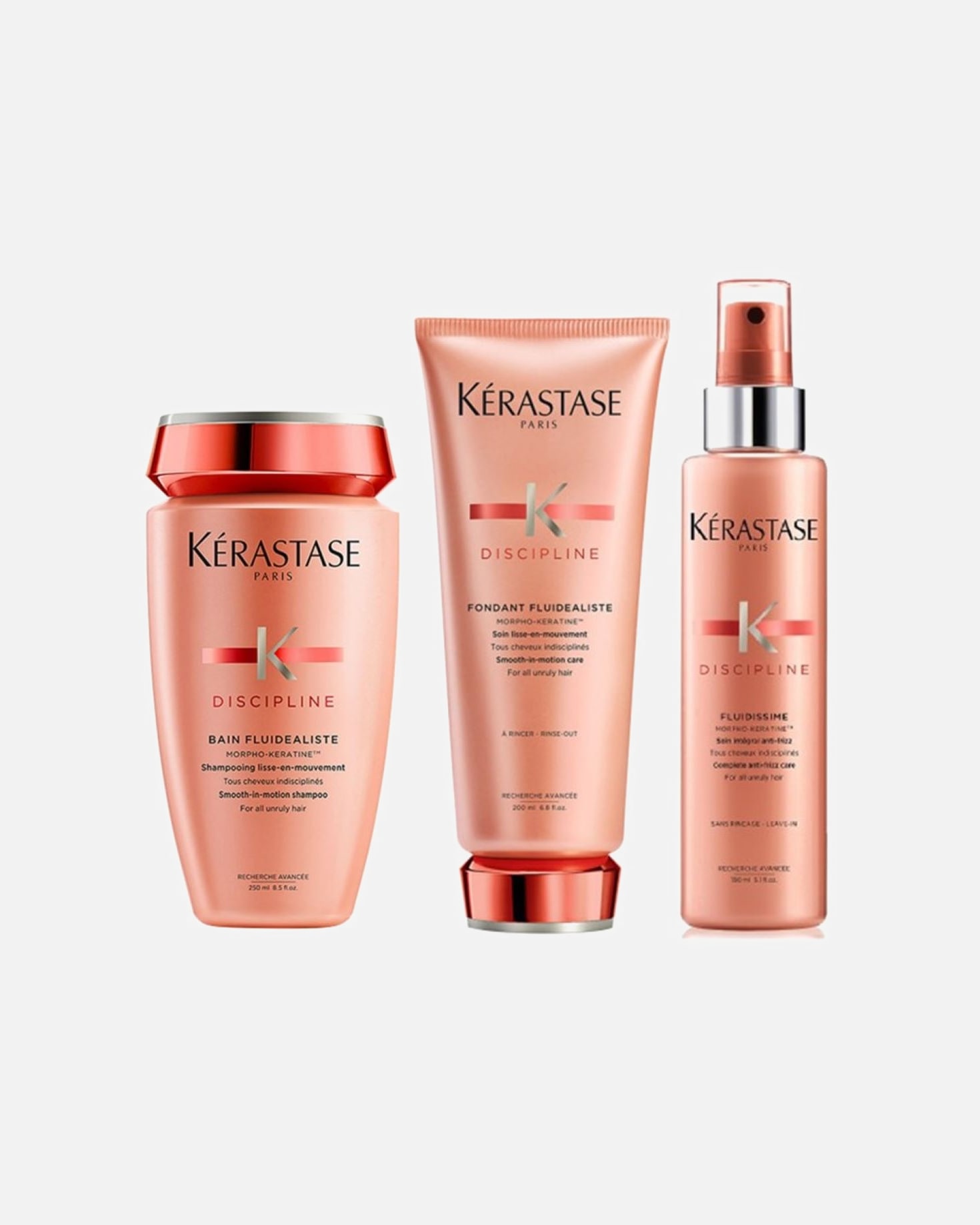 Haarpflegeset für Weiblich Kérastase Discipline 3er Set (Bain / Fondant / Fluidissime) 1 Stück