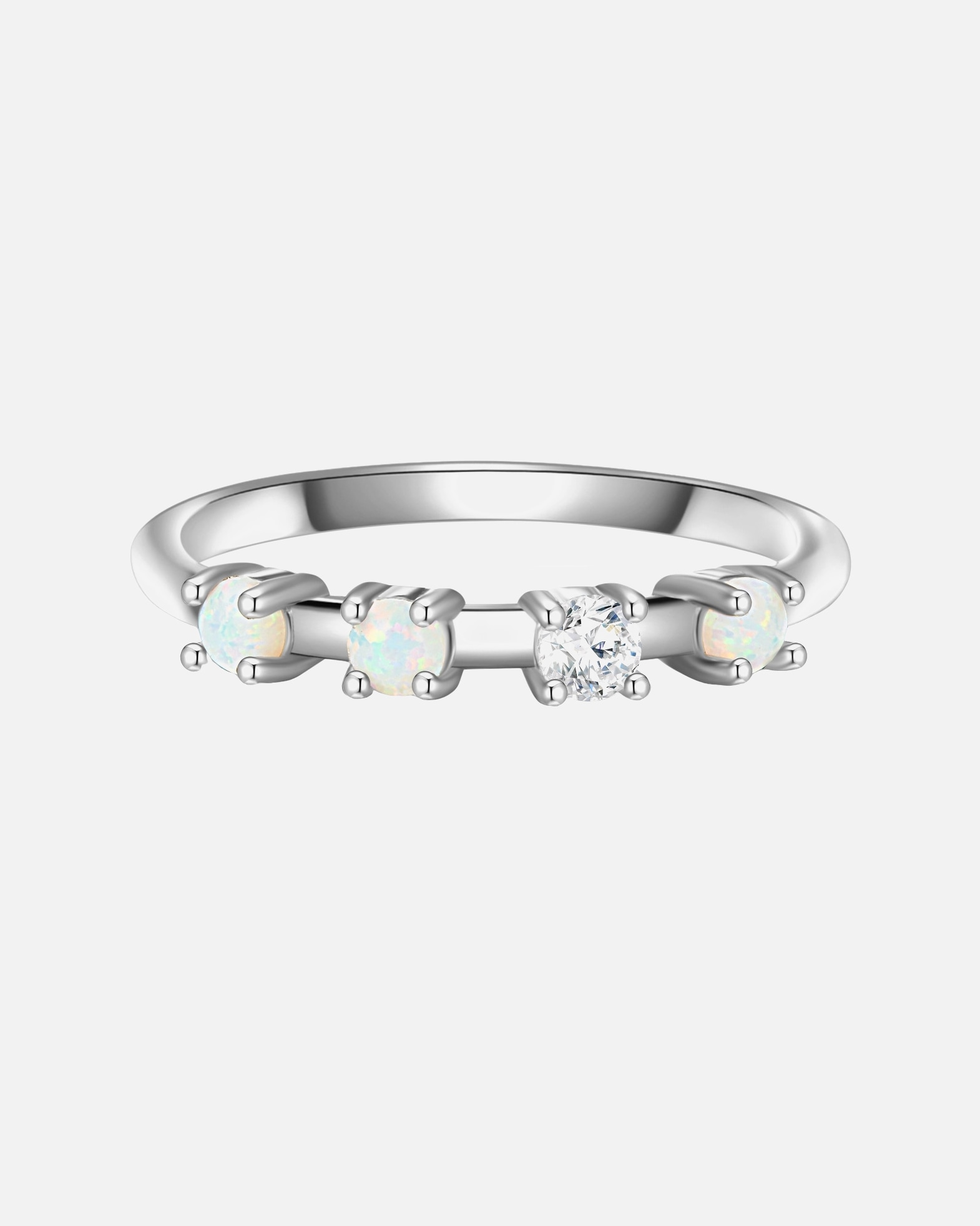 Ring für Weiblich Glanzstücke München Ring Sterling Silber Zirkonia in Silber 48