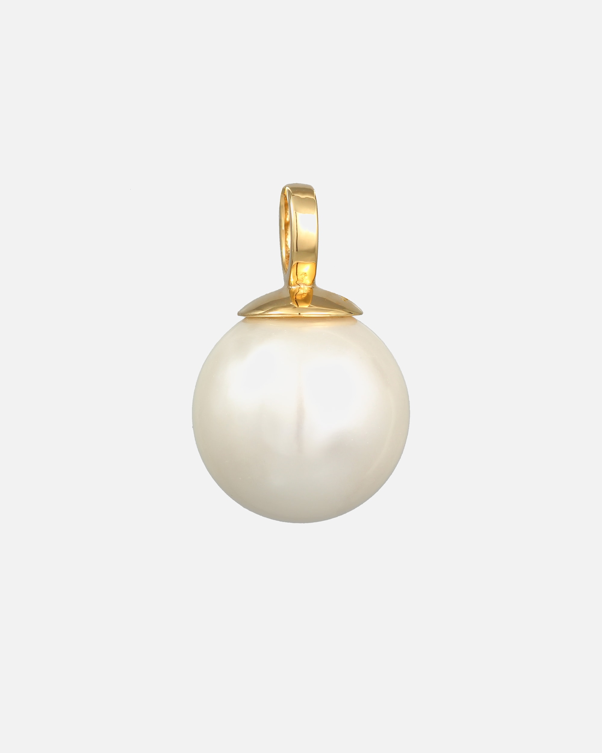 Schmuckanhänger für Weiblich Nenalina Basic Muschelkernperle Klassisch 925 Silber 1 Stück