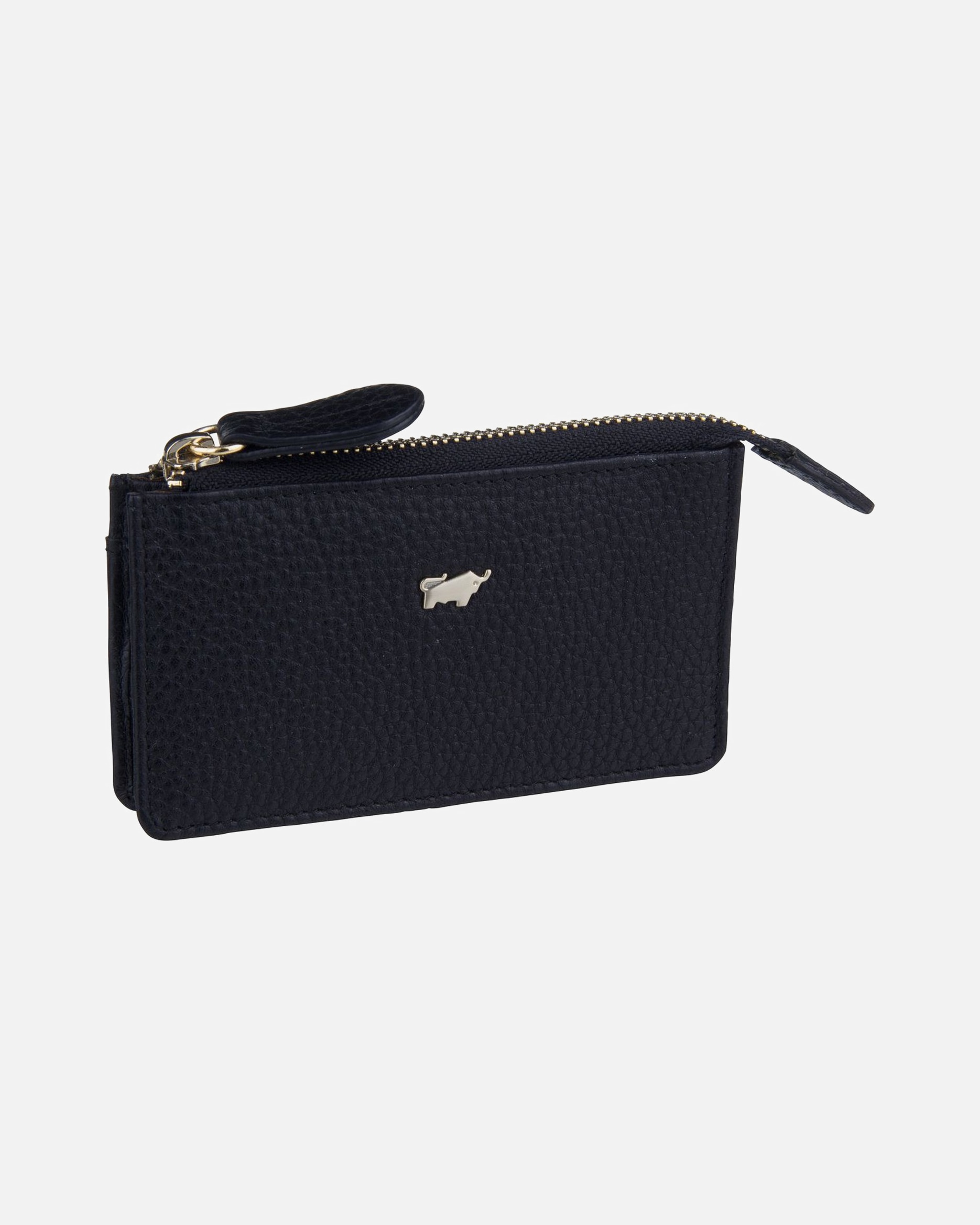 Etui für Weiblich Braun Büffel Schlüsseletui Asti Schwarz