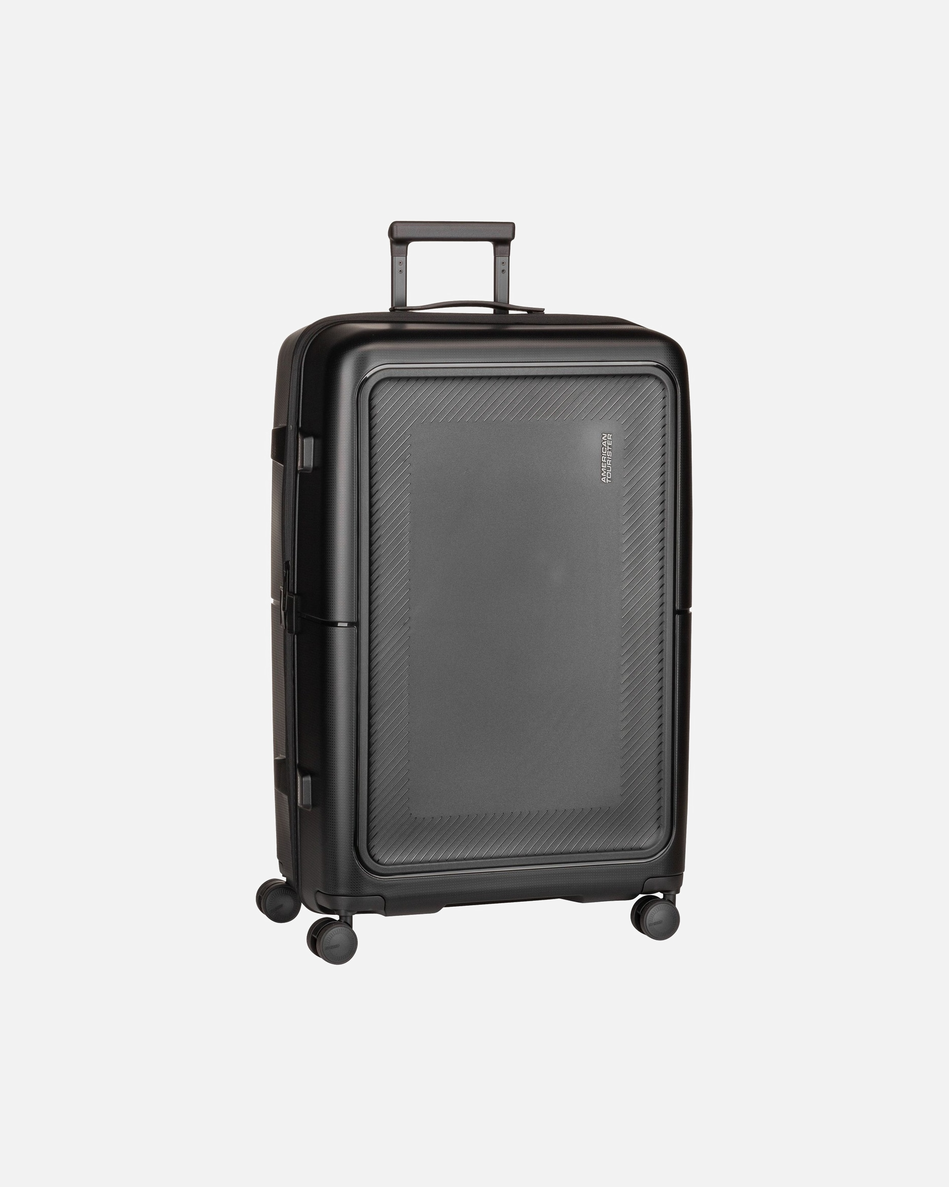 Trolley für Unisex American Tourister Trolley Dashpop Spinner 77 EXP True Black