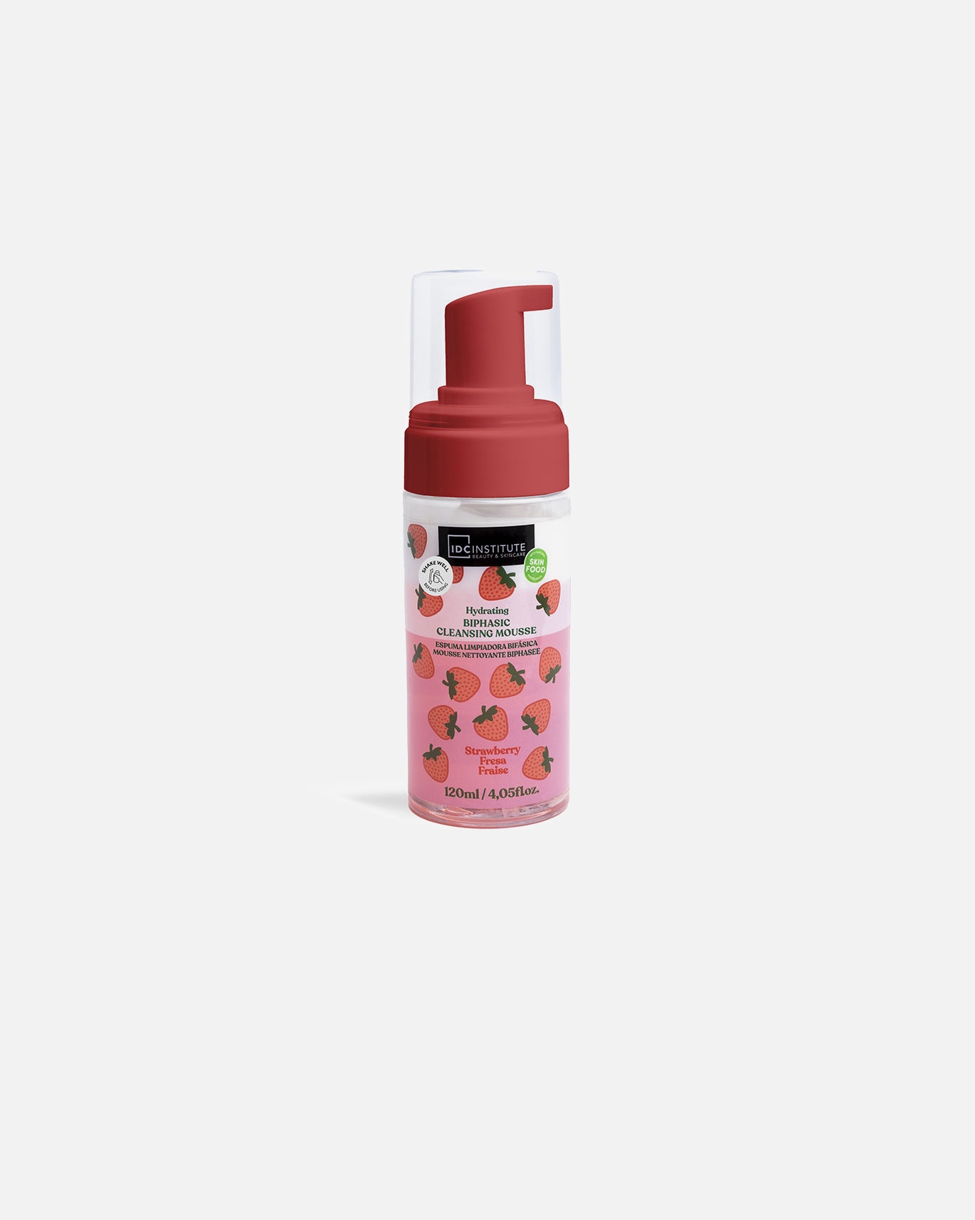 Gesichtsreinigungsschaum für Unisex IDC Feuchtigkeitsspendender Erdbeer-Reinigungsschaum 120 ml