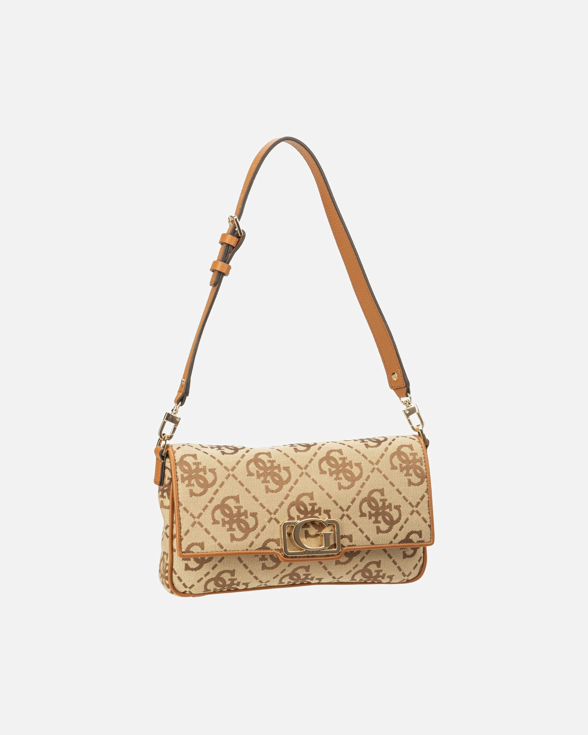 Handtasche für Weiblich GUESS Handtasche Circe Flap Shoulder black